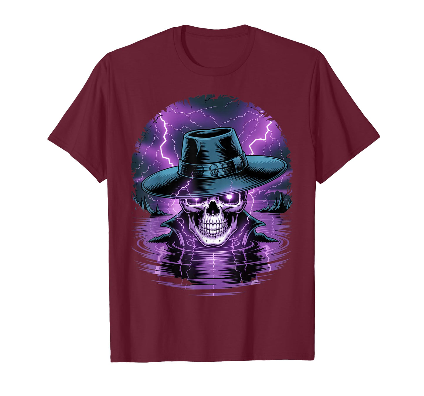 Spooky Skeleton Skull Fans of Dark Fantasy Horror Aesthetic T-Shirt