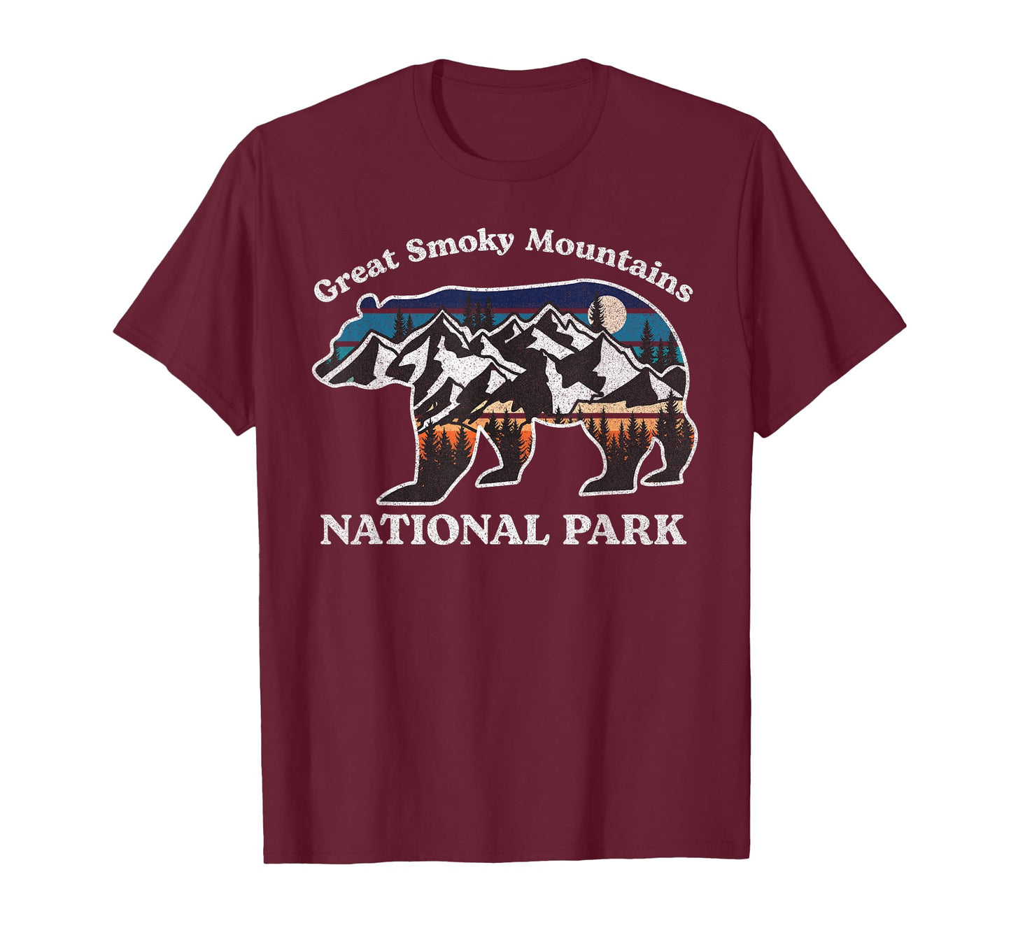 Great Smoky Mountains National Park Bear Hiking Souvenir T-Shirt