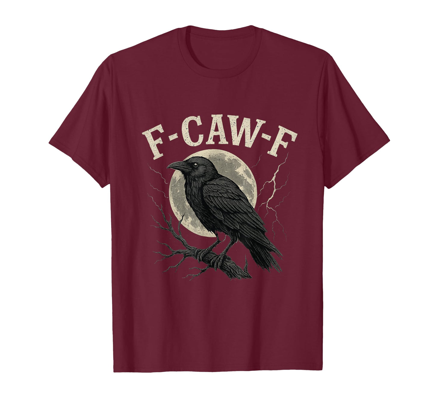 F-CAW-F Raven Design for Bird Lovers and Nature Fans T-Shirt