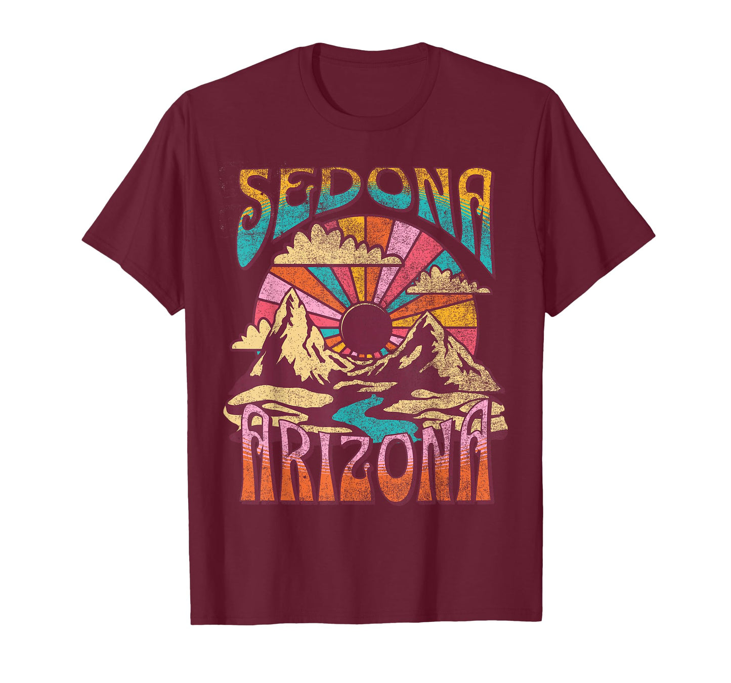 Sedona Arizona Nature Hiking Mountains Outdoors Vintage T-Shirt