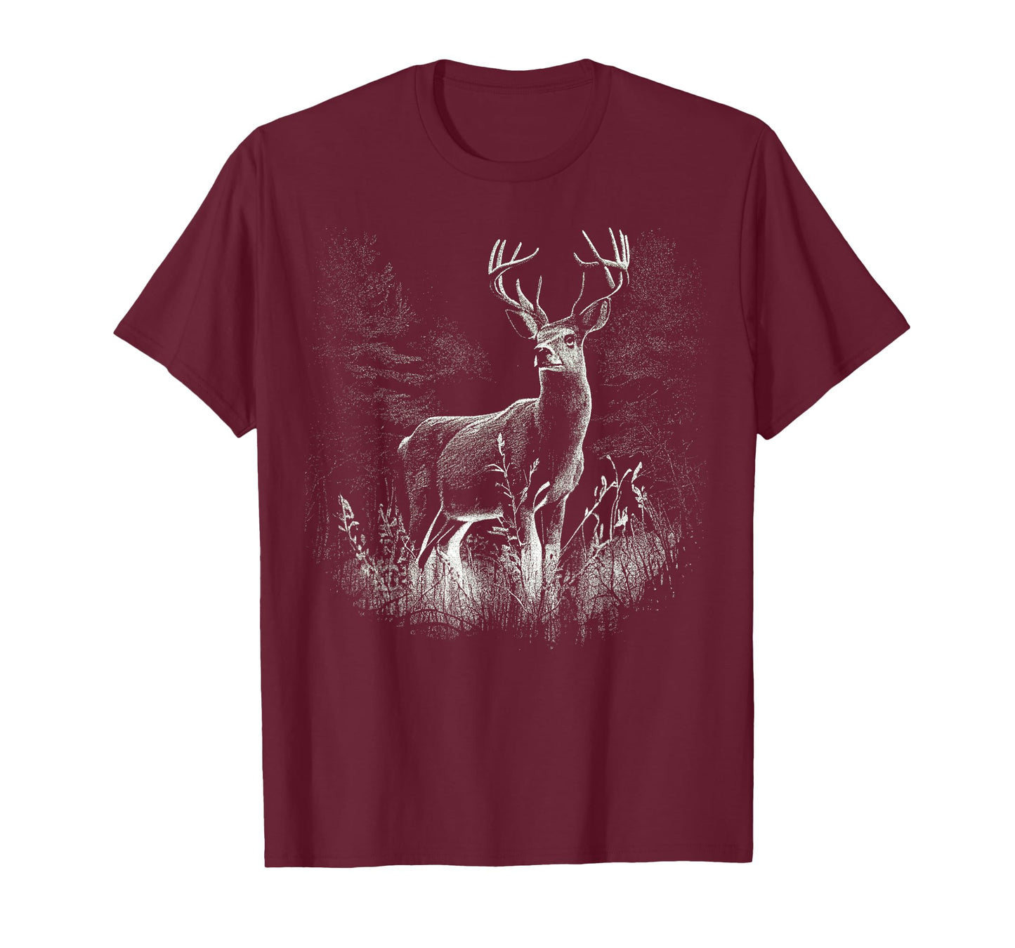 Deer Forest Nature Lover Stag Hunting Hunter T-Shirt
