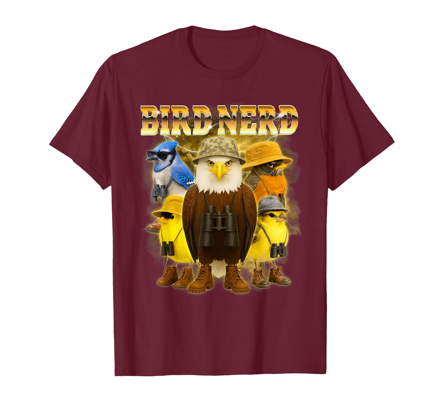 Bird Watching Bird Watcher Bird Lover Eagle Parrot Bird Nerd T-Shirt