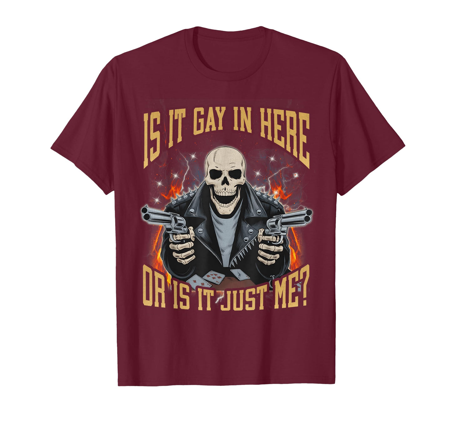 is It Gay in Here Or is It Just Me Gay Skeleton Meme Bootleg T-Shirt