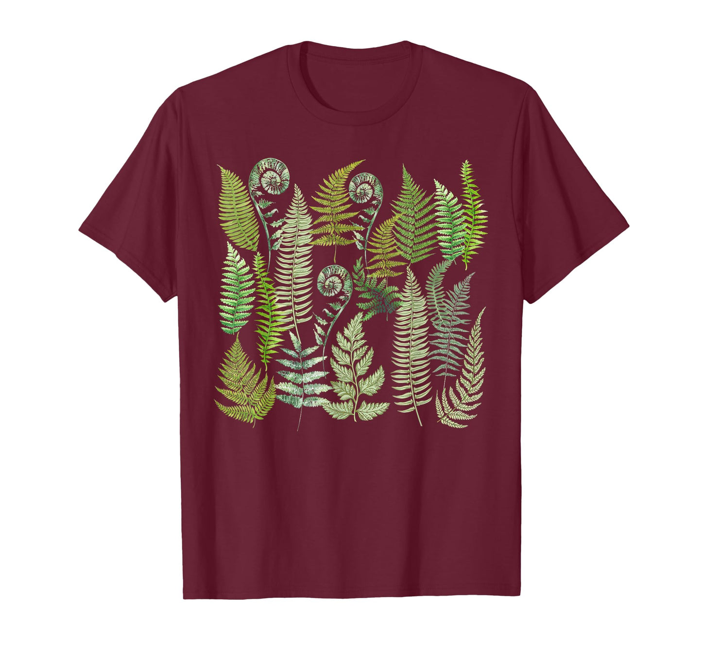 Hawaiian Botanical Fern Leaf Green Plants Botany Ethnobotany T-Shirt