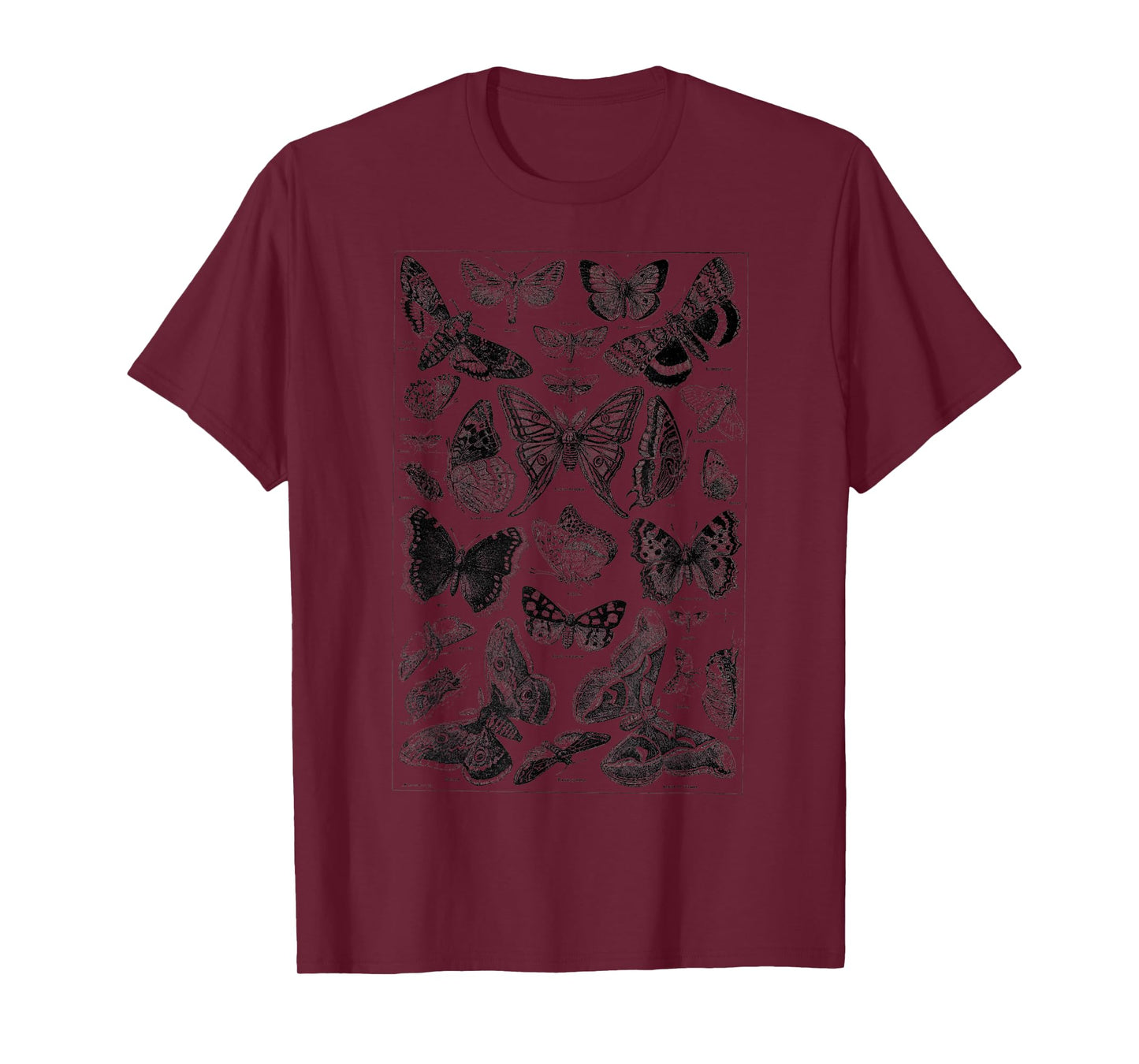 Vintage butterfly Illustration Butterflies Botanical Species T-Shirt