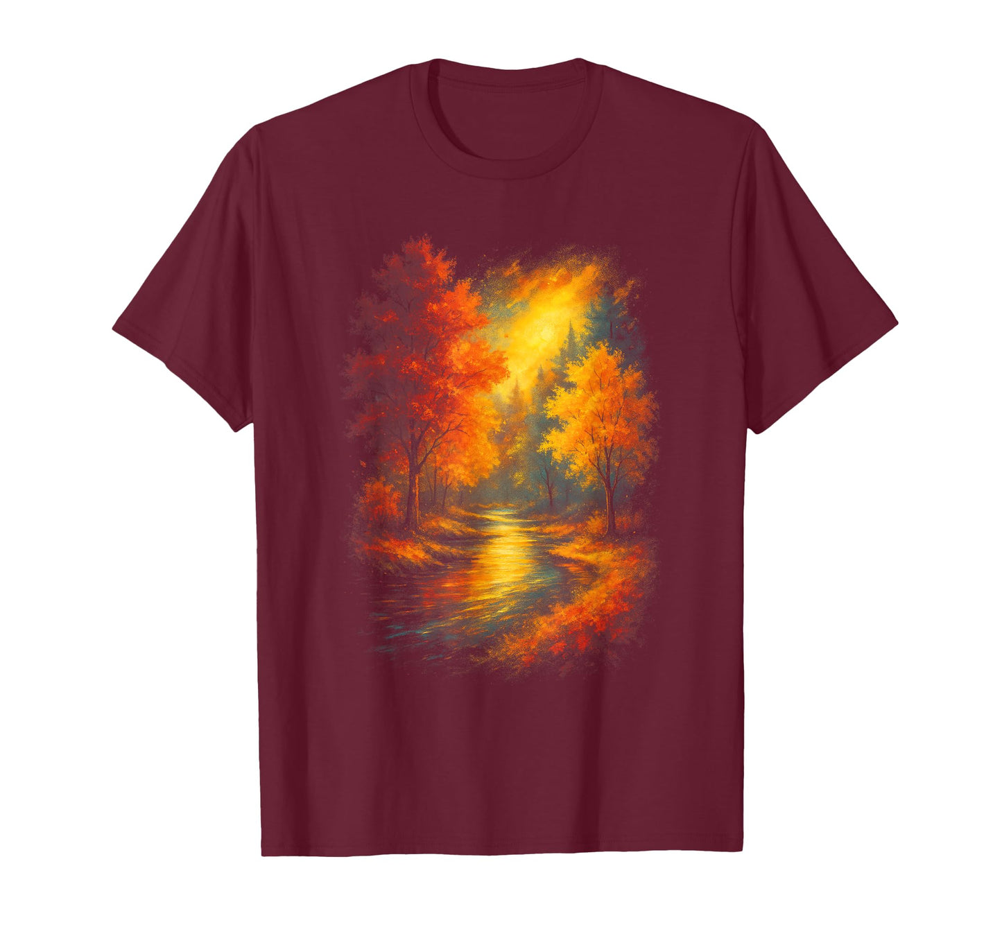 Forest Scene - Outdoor Wildlife Hiking T-Shirt