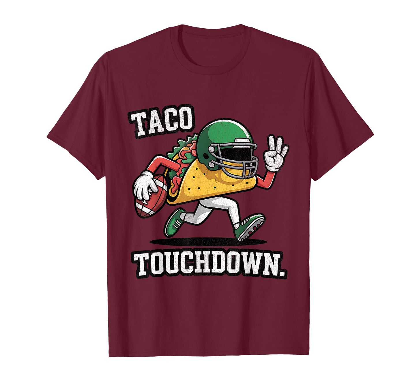 Taco Touchdown – Funny Football & Taco Day T-Shirt