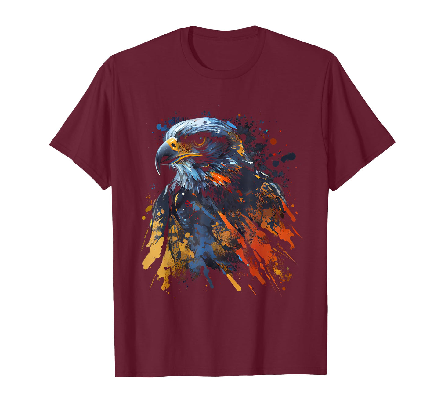 Falcon Bird Colourful Colour Bird Observer Bird of Prey T-Shirt