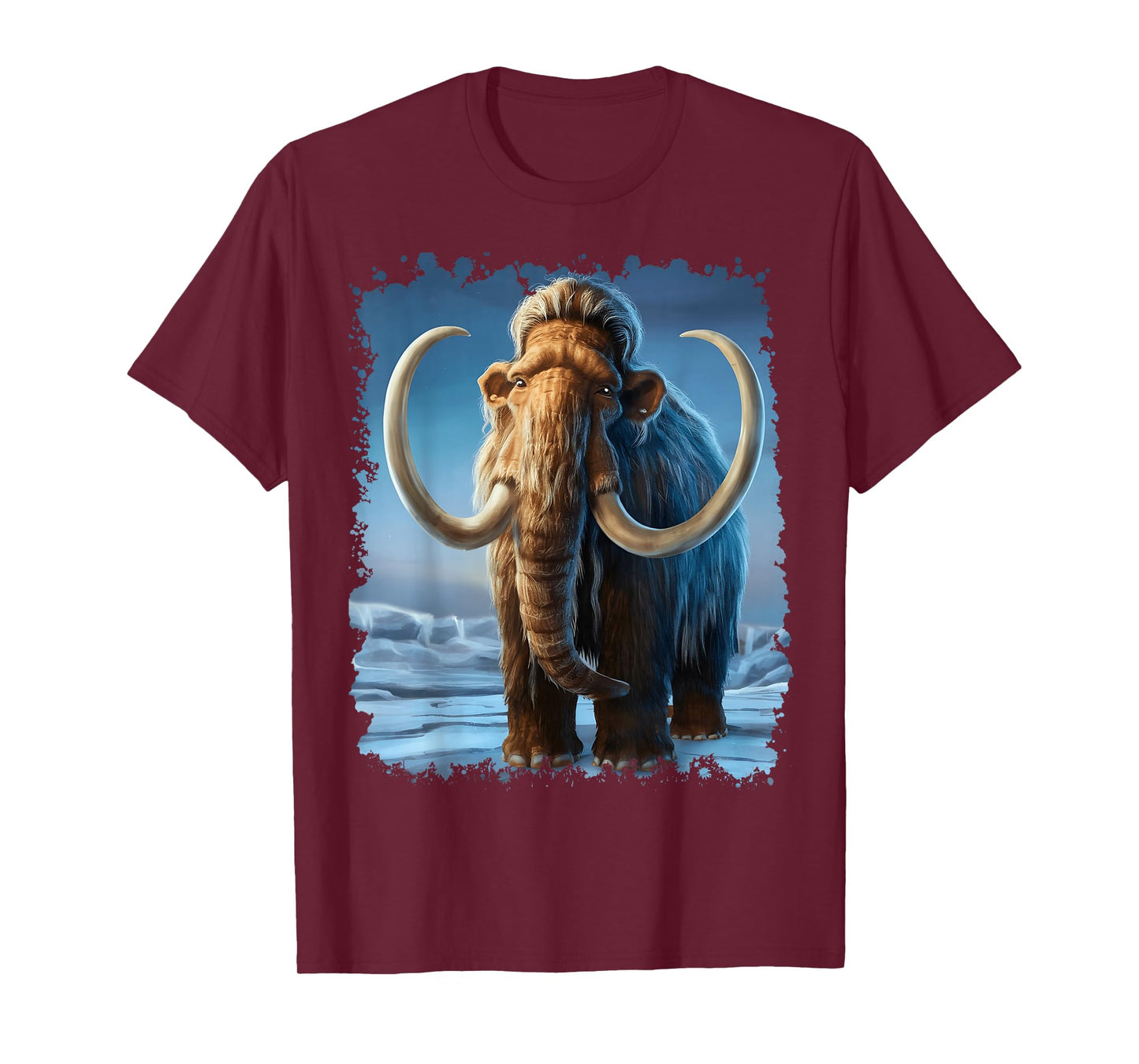 Woolly Mammoth on Ice Men Women Kids T-Shirt