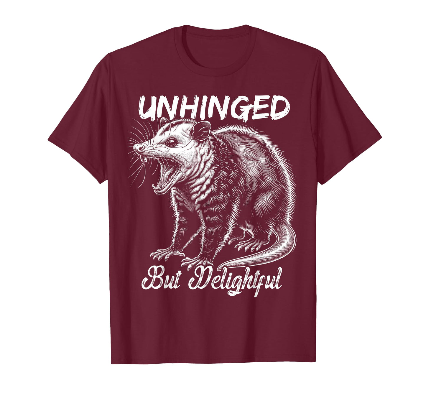 Opossum Funny Unhinged but Delightful Meme Possum Graphic T-Shirt