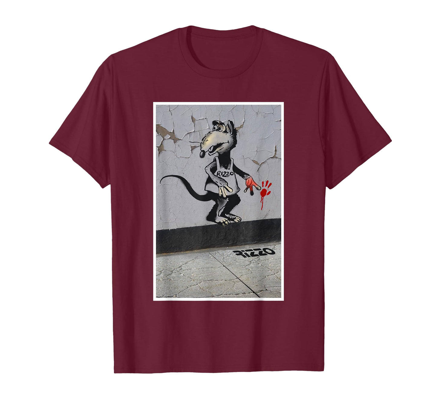 Disney The Muppets Rizzo Banksy’s Graffiti Inspired Big Shot T-Shirt
