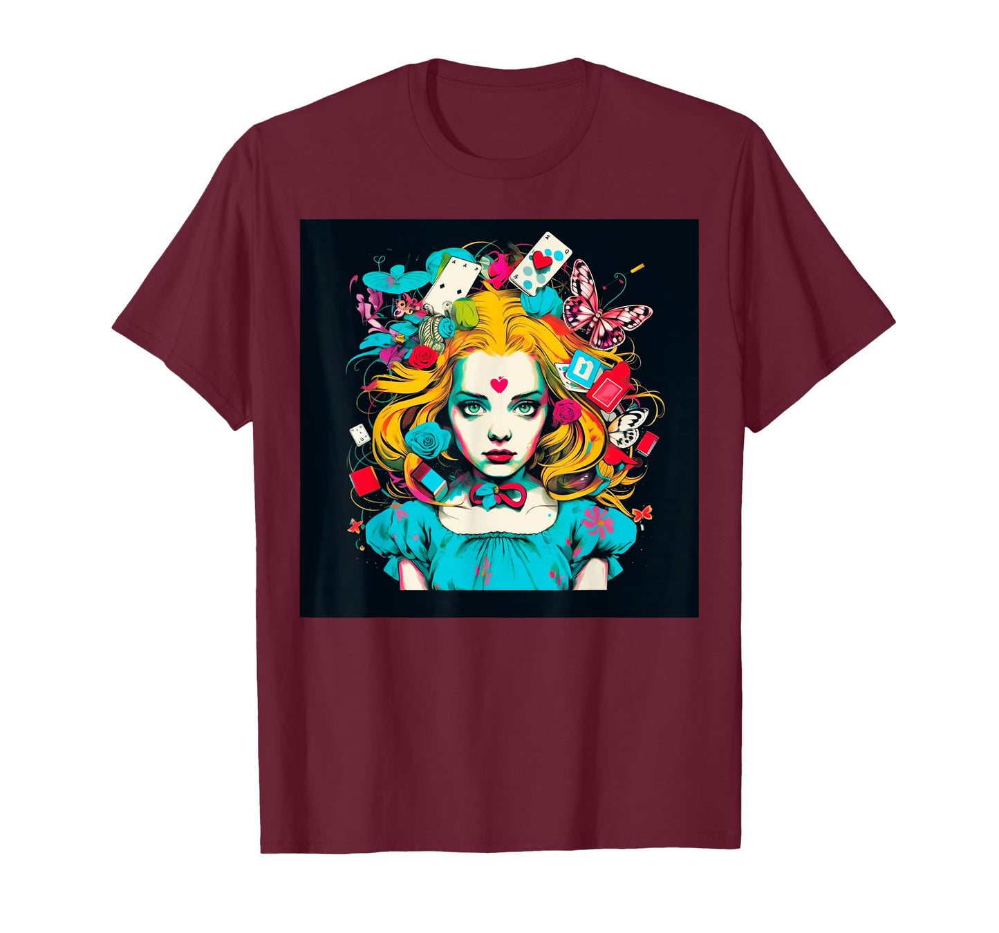 Alice T Wonderland Pop Surrealism Fiction Clothing Punk T T-Shirt