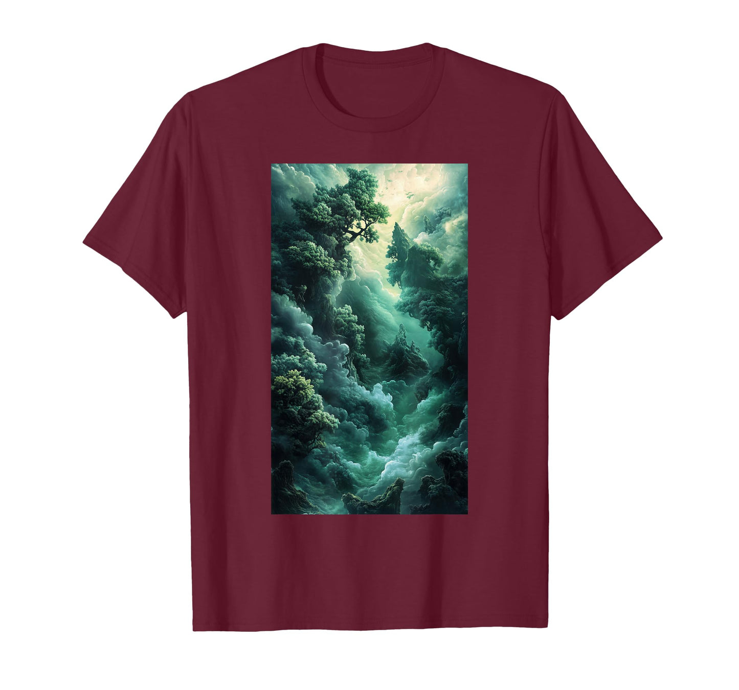 Jade Art Landscape Fantasy landscape Surreal T-Shirt