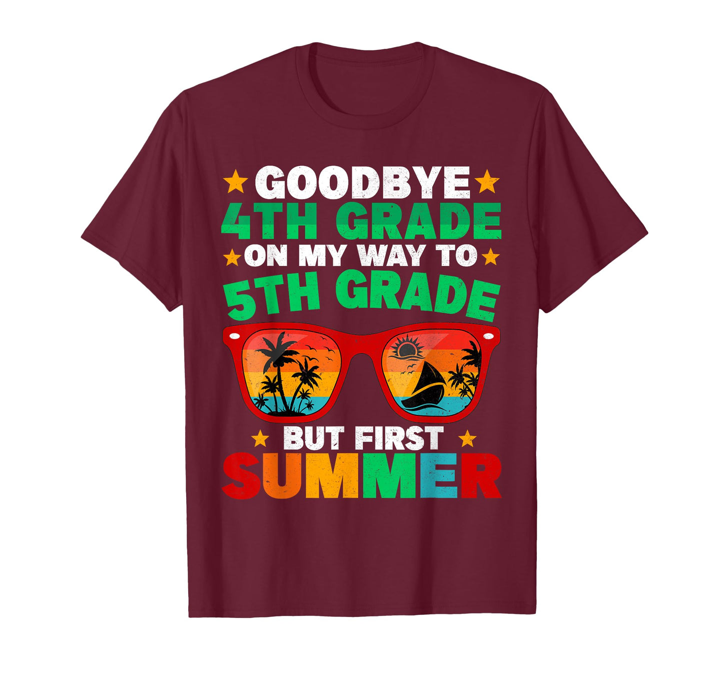 Goodbye 4th Grade First Summer Graduation Last Day Boys T-Shirt
