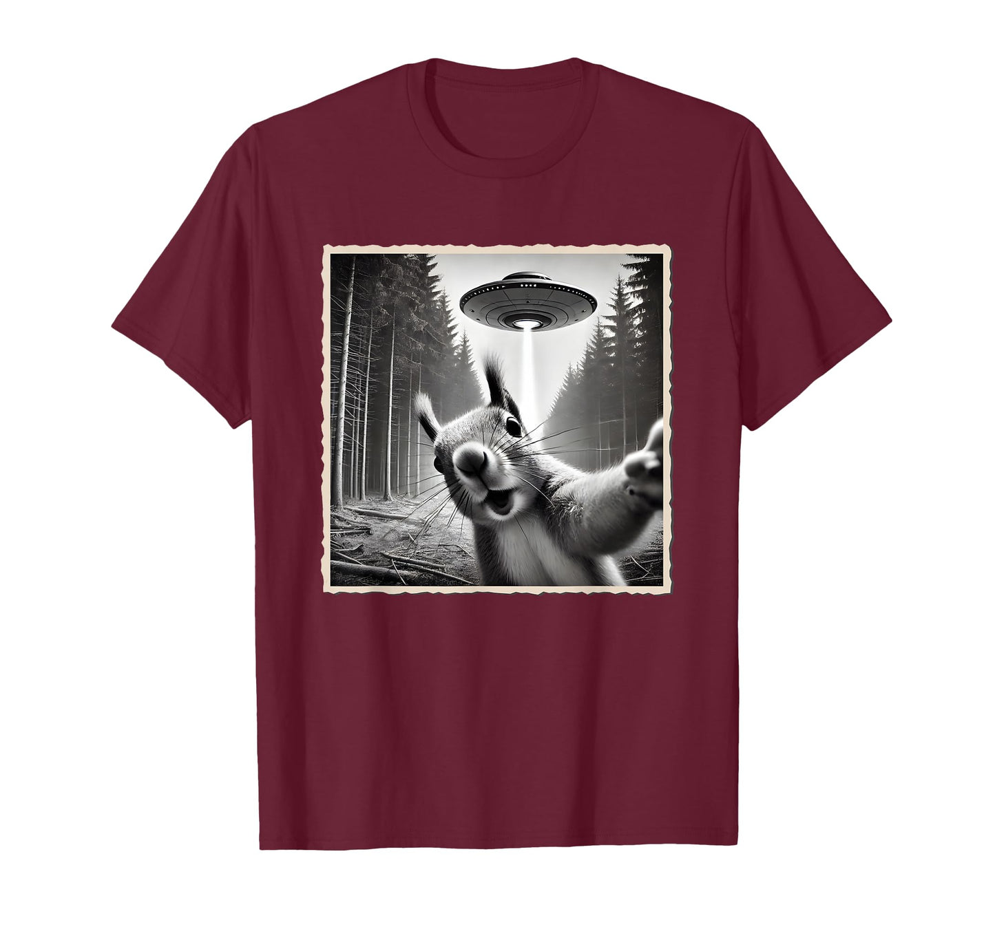 Squirrel Selfie With UFO | Funny Squirrel T-Shirt