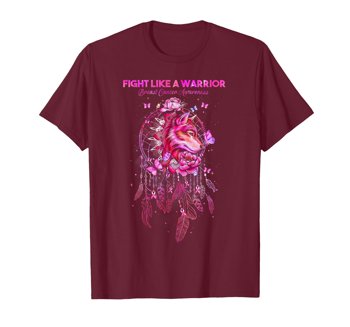 Fight Like a Warrior Breast Cancer Awareness Survivor Gifts T-Shirt