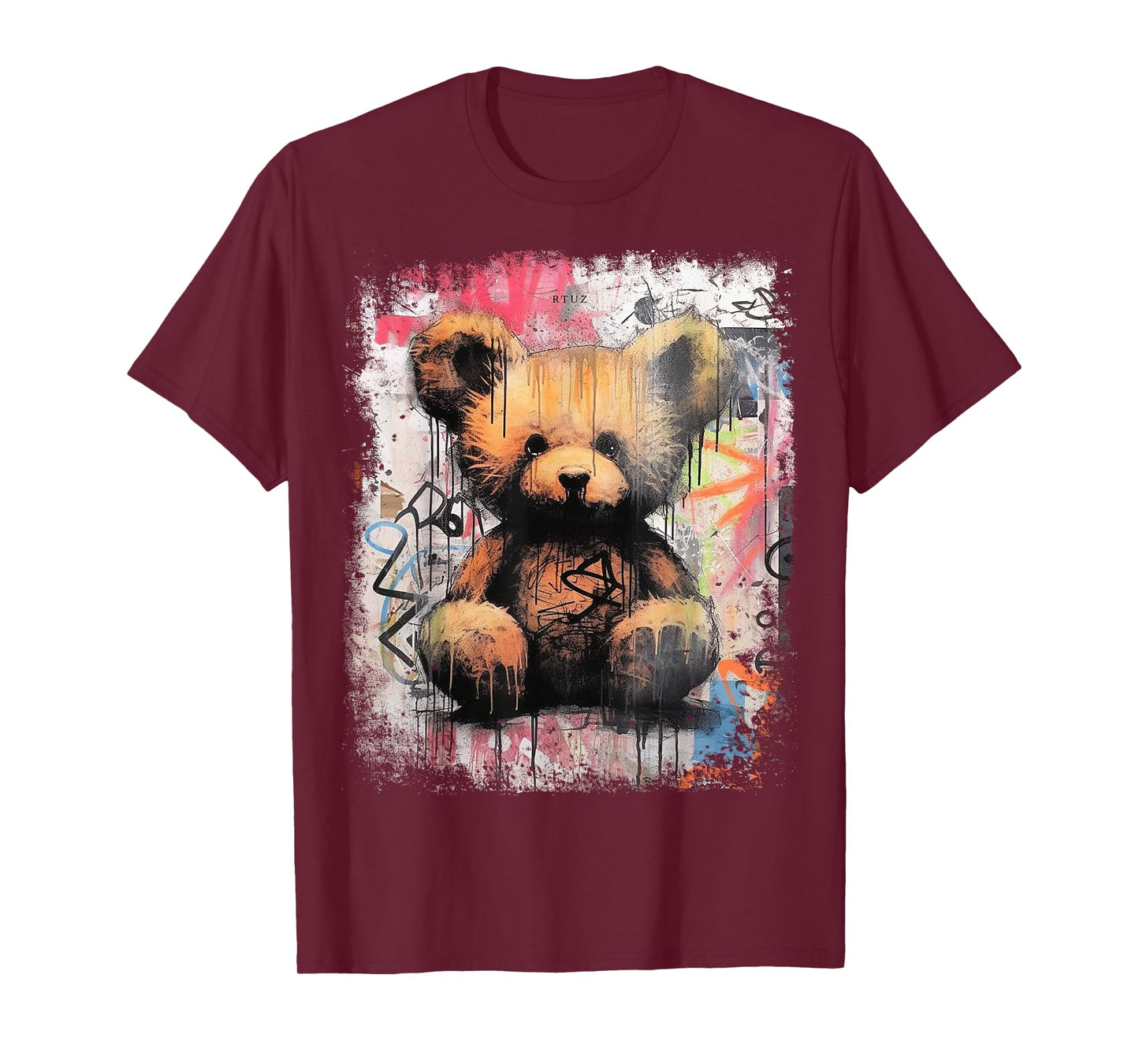 Hip Hop Hipster Vintage Edgy Urban Y2K Streetwear Teddy T-Shirt