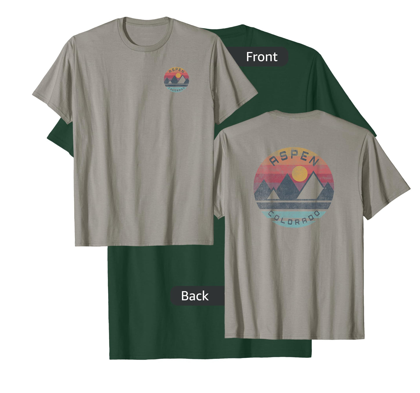 Aspen, Colorado Mountain Graphic T-Shirt
