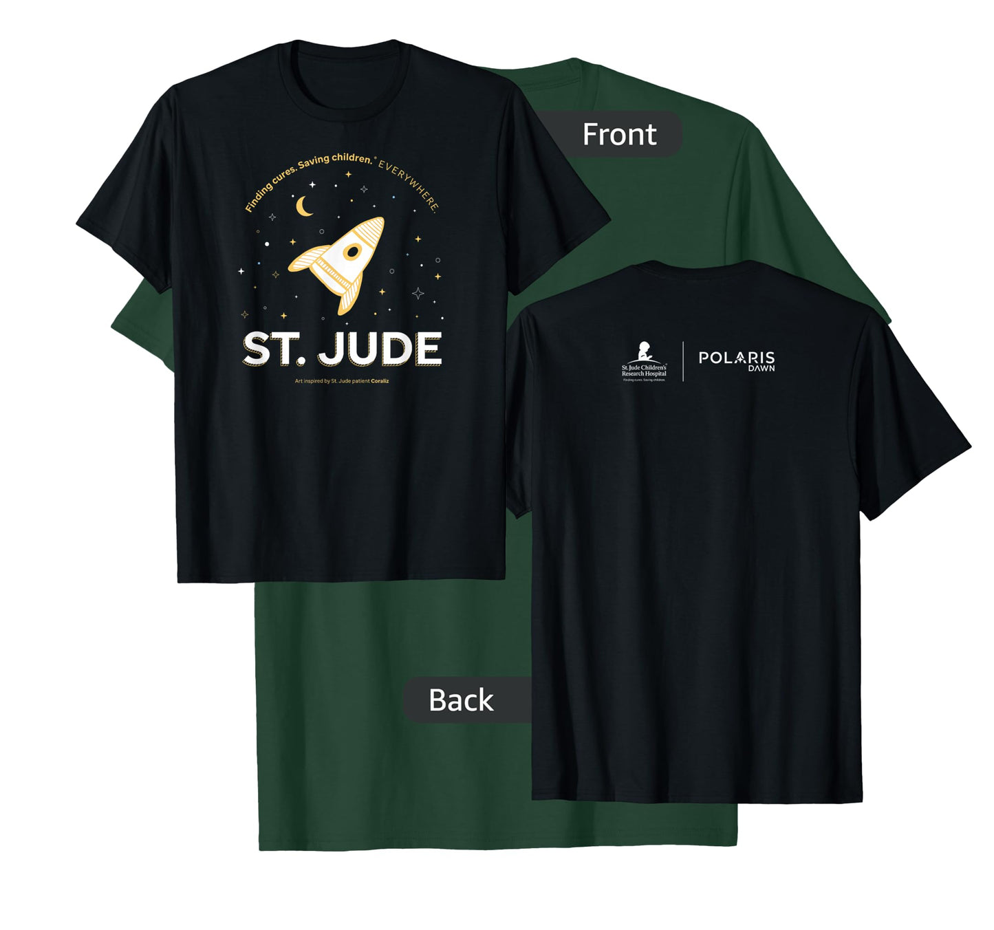 St. Jude Patient Coraliz Moon T-Shirt