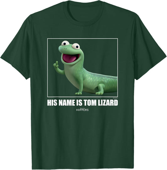 Disney Pixar Hoppers Tom Lizard Cute 3D Character Aesthetic T-Shirt T-Shirt - T-Shirt | Forest