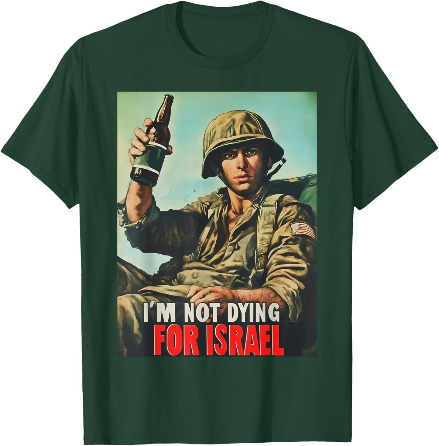 I'm Not Dying for Israel, Trump American 2025 T-Shirt - T-Shirt | Forest