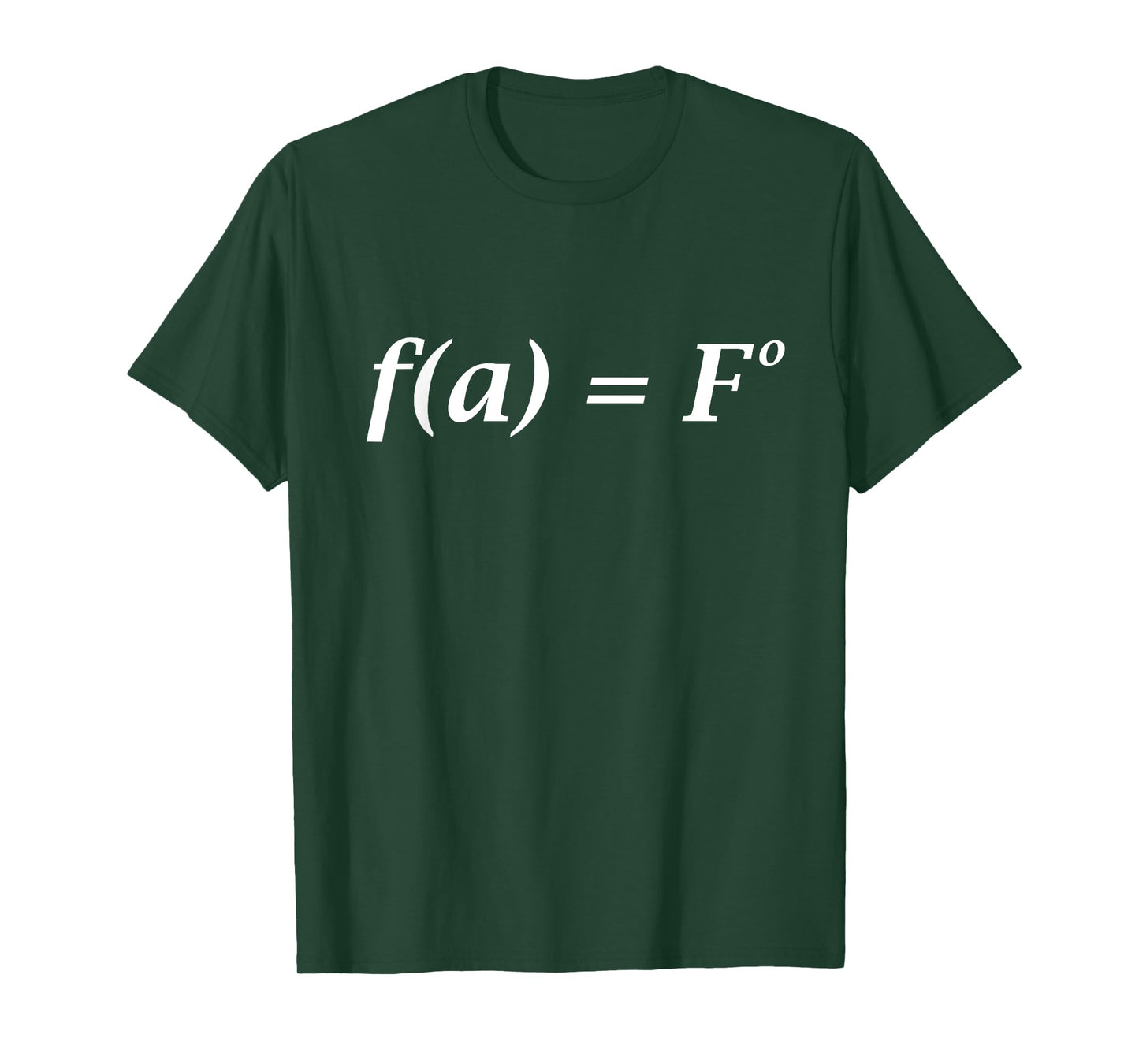 Fa Fo Math Equation T-Shirt