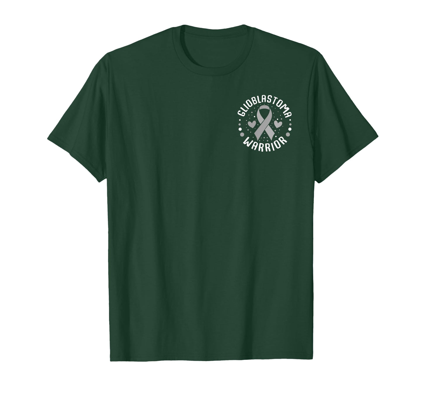Glioblastoma Warrior Pocket Aware Men Women Kids T-Shirt