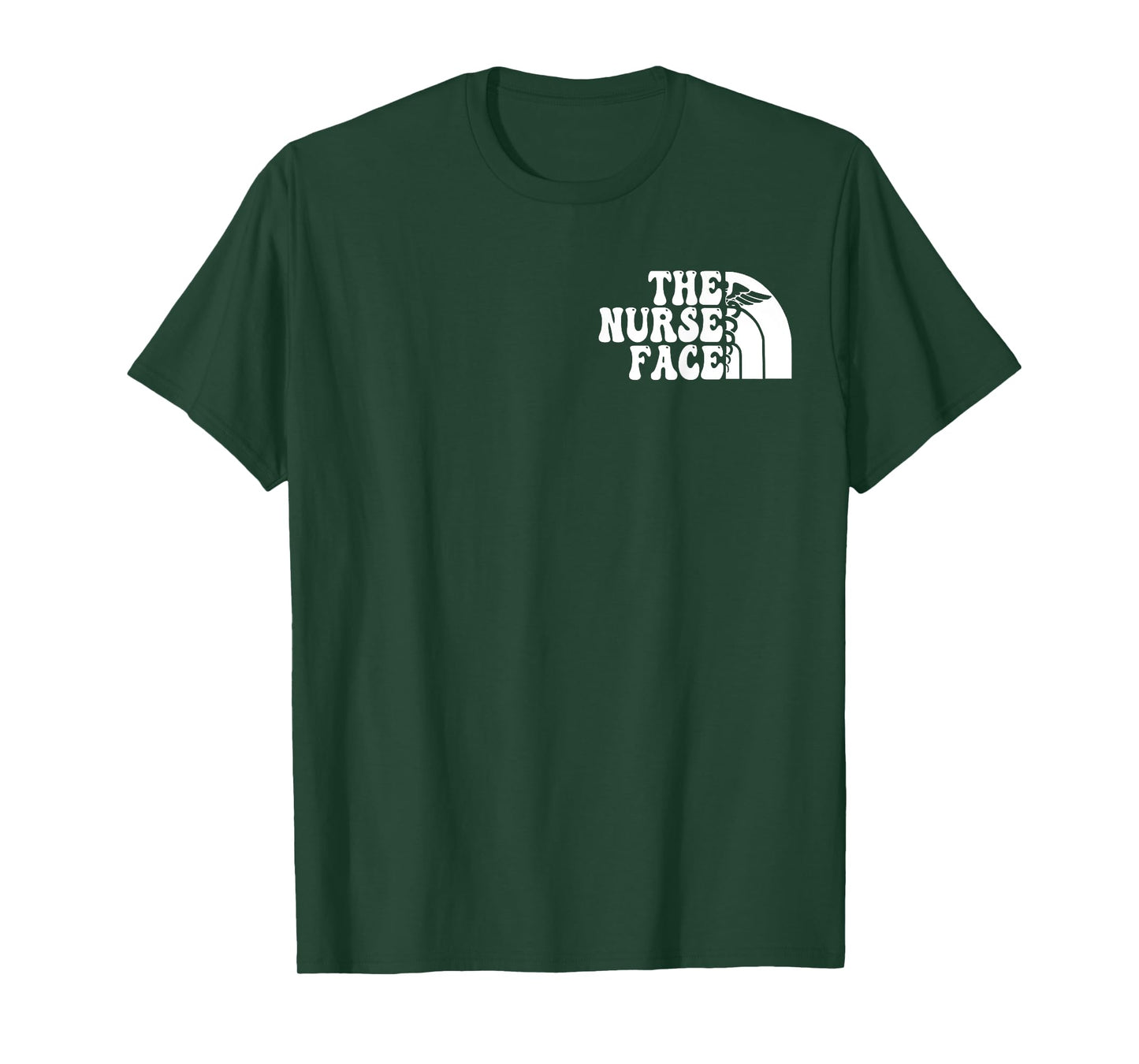 The Nurse Face, Emergency Room Registered, RN Staff Pocket T-Shirt
