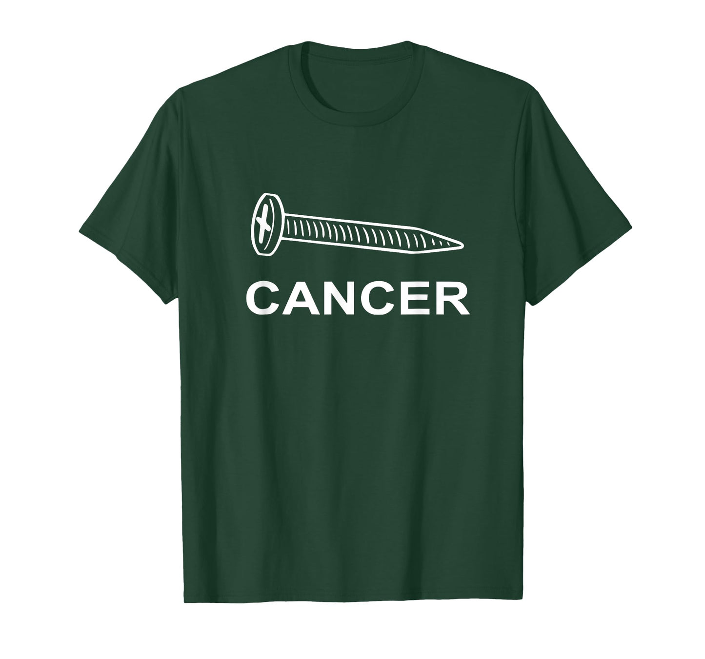 Screw Cancer Cancer Awareness Motivation T-Shirt