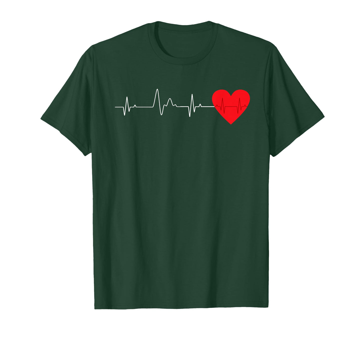 Heart EKG Heartbeat Pulseline Cardiologist Surgeon Survivor T-Shirt