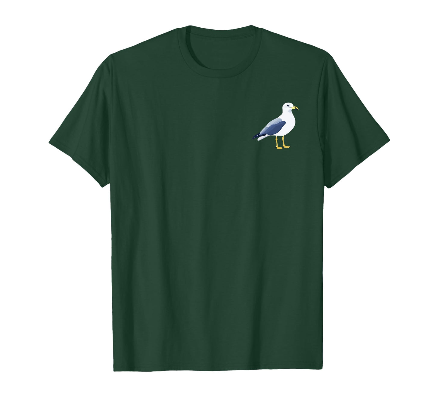 Seagull Bird in the Pocket Coastal Bird Lover Tee T-Shirt