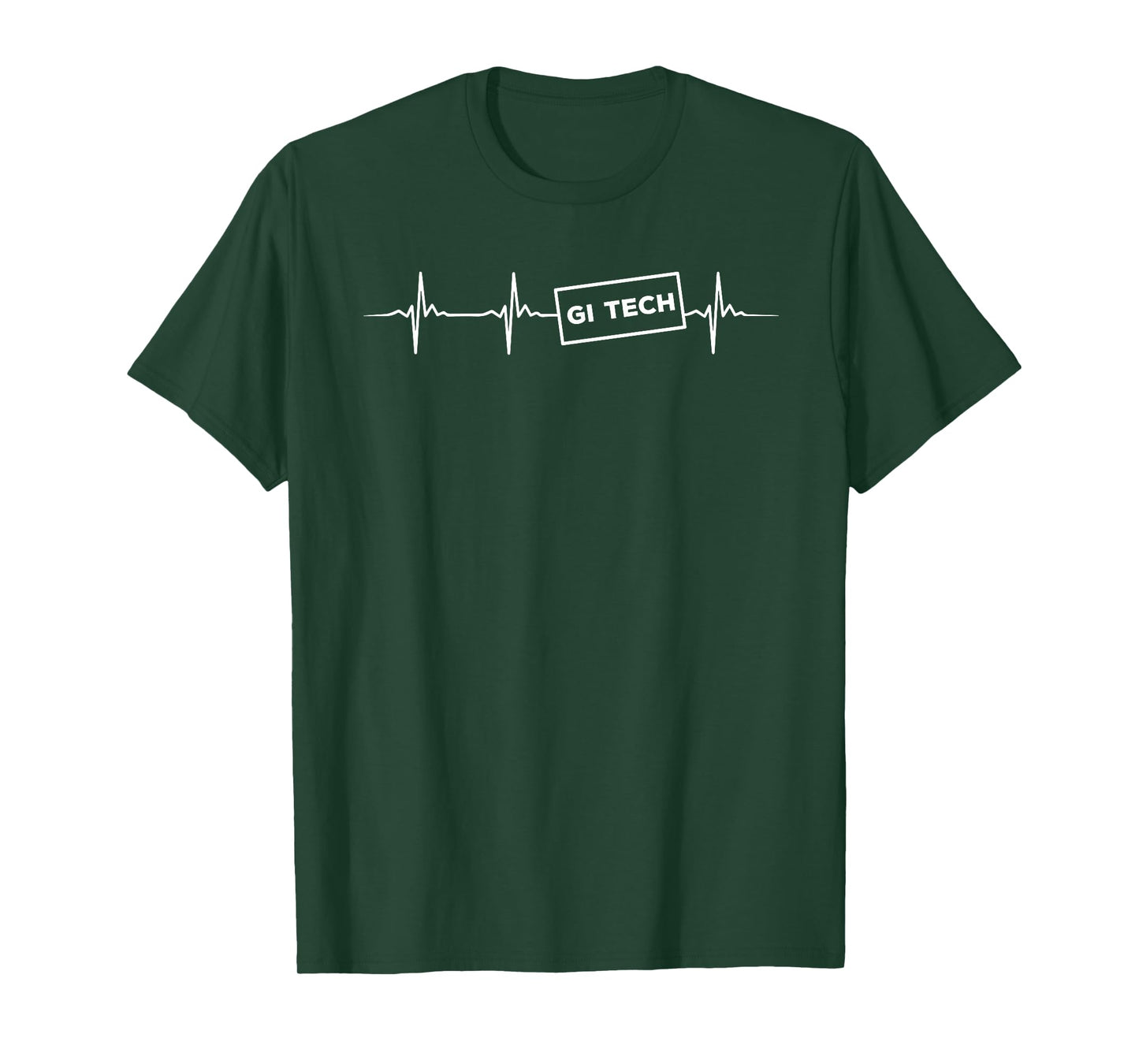 Awesome GI Tech Heartbeat Apparel Endoscopy Technician T-Shirt