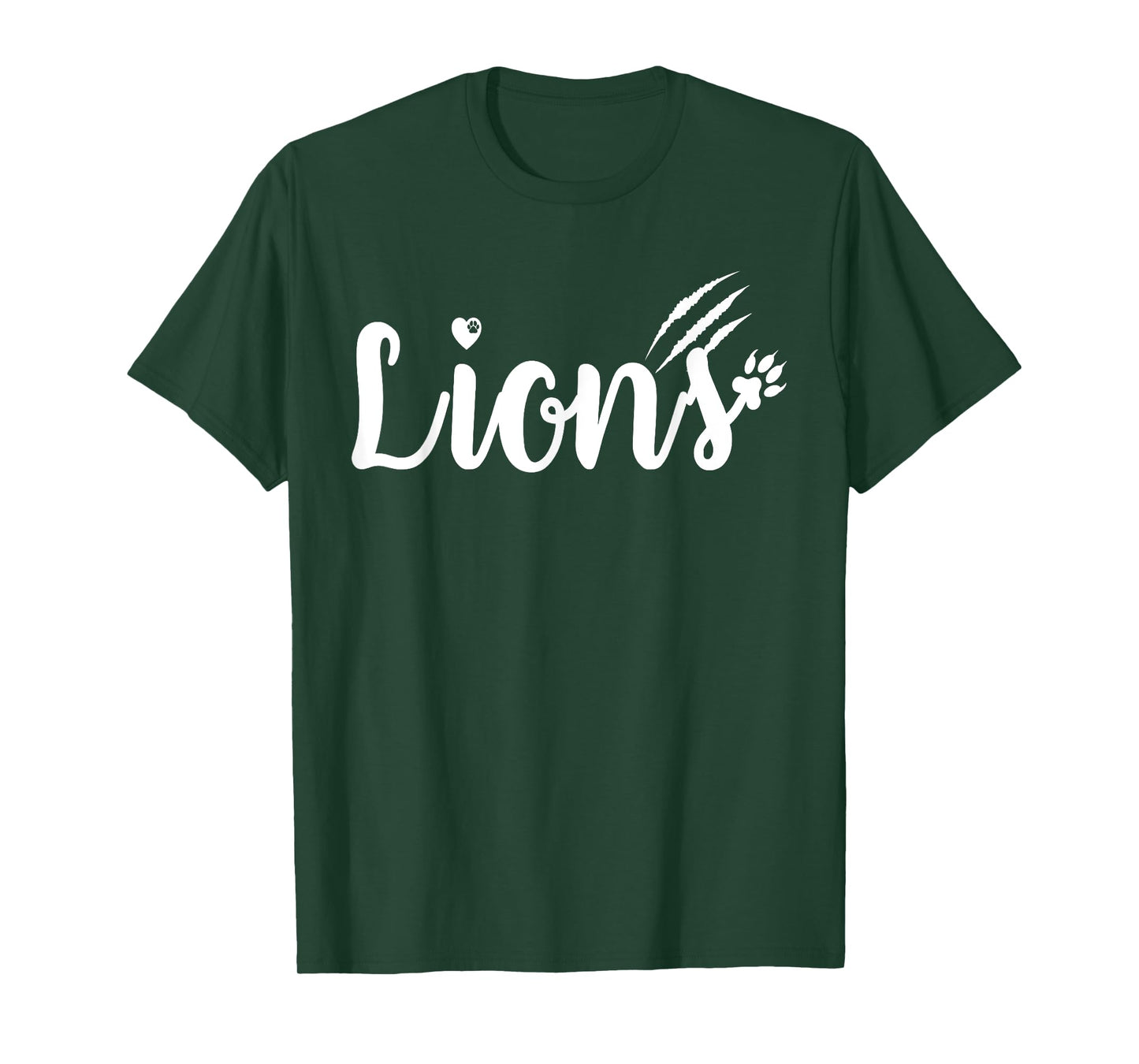 Lions Mascot School Sports Fan Team Spirit Back to School T-Shirt
