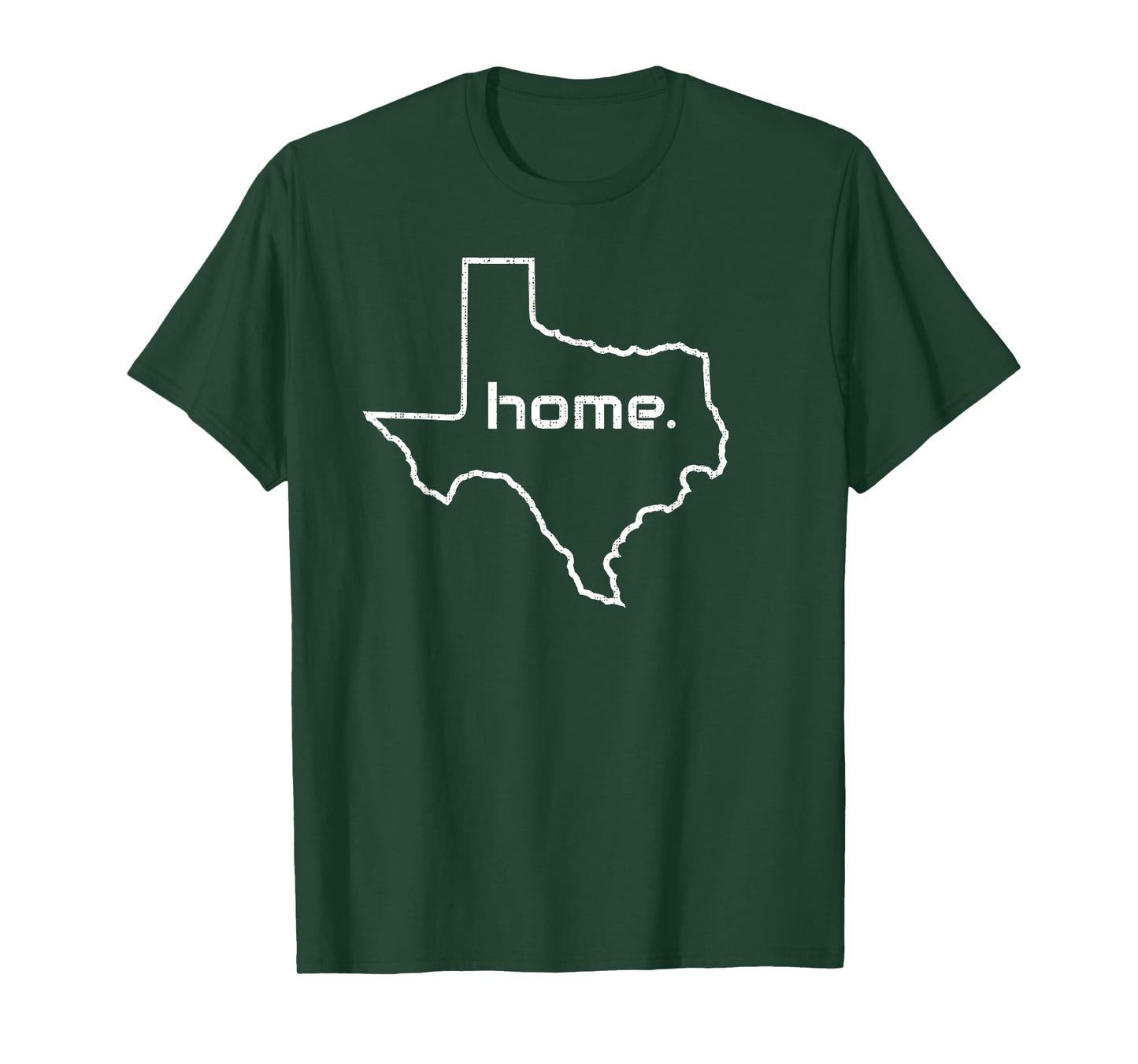 Texas white outline Home Tee T-Shirt