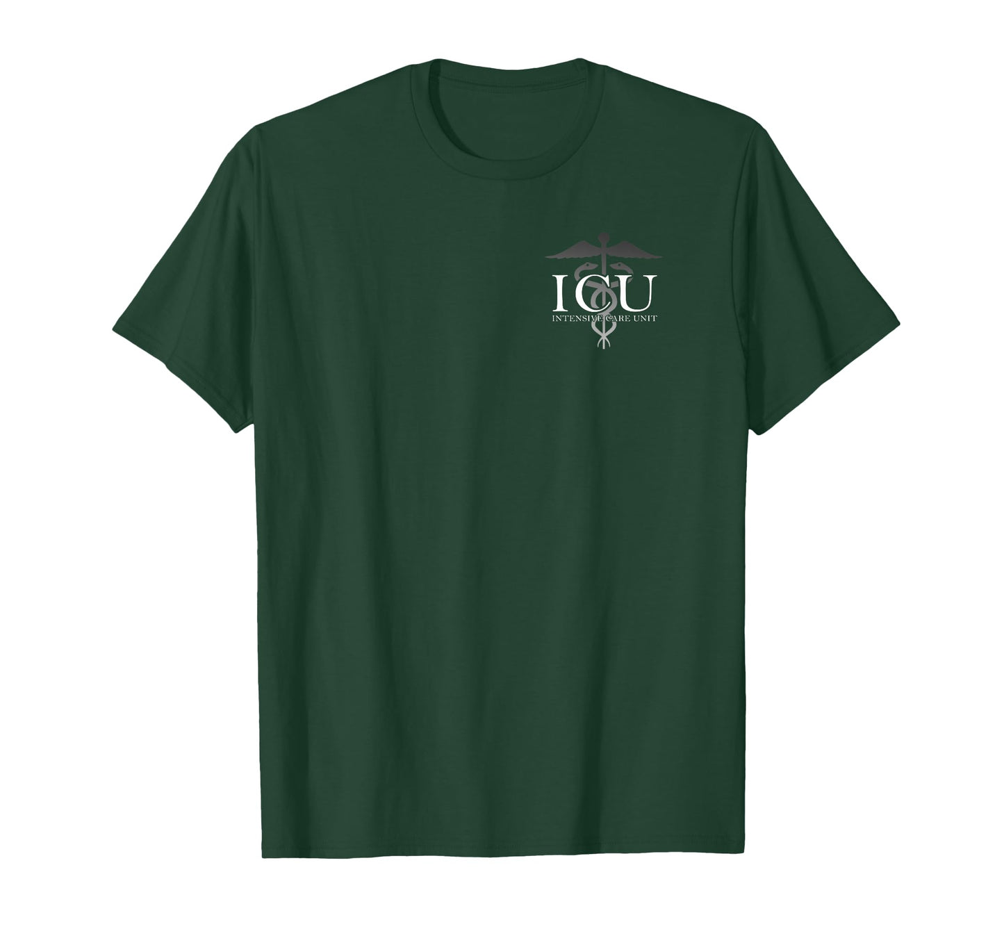 Medical Professional Designs and Gifts - ICU T-Shirt - Black - Unisex - Small - Short Sleeve - Modern - Professional - Healthcare Professionals