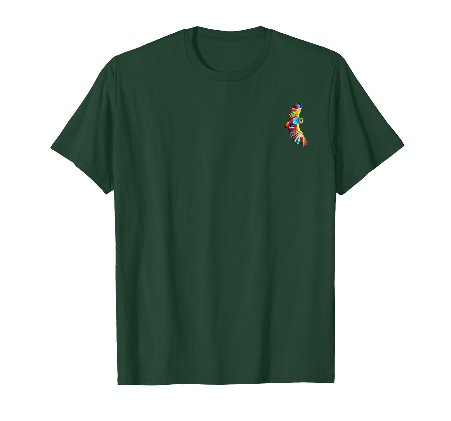 Colorful Owl in Pocket Cute Owl Design for Wildlife Fans T-Shirt