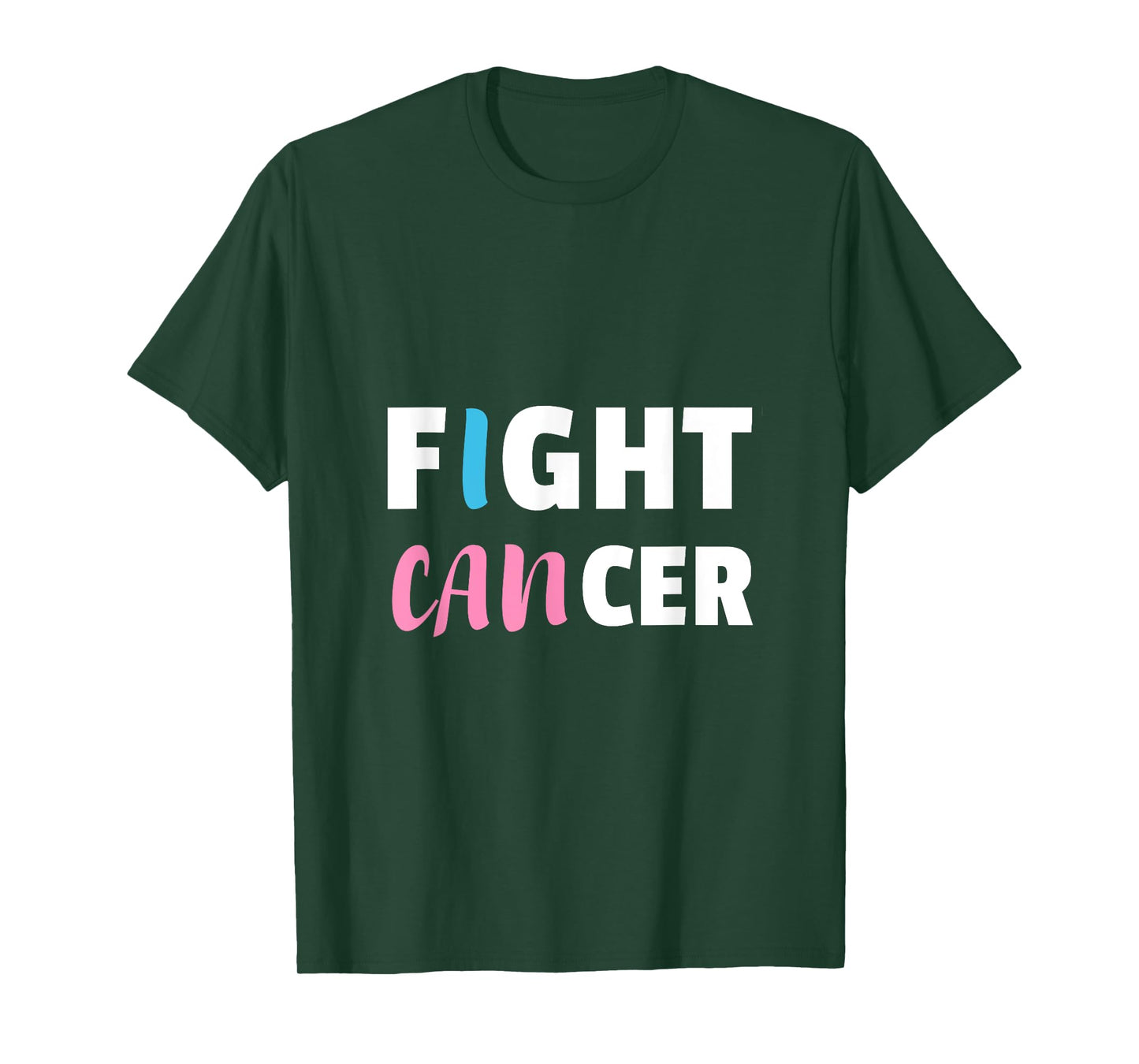 I Can Fight Cancer Fighting T Shirt Cancer Awareness Tee T-Shirt