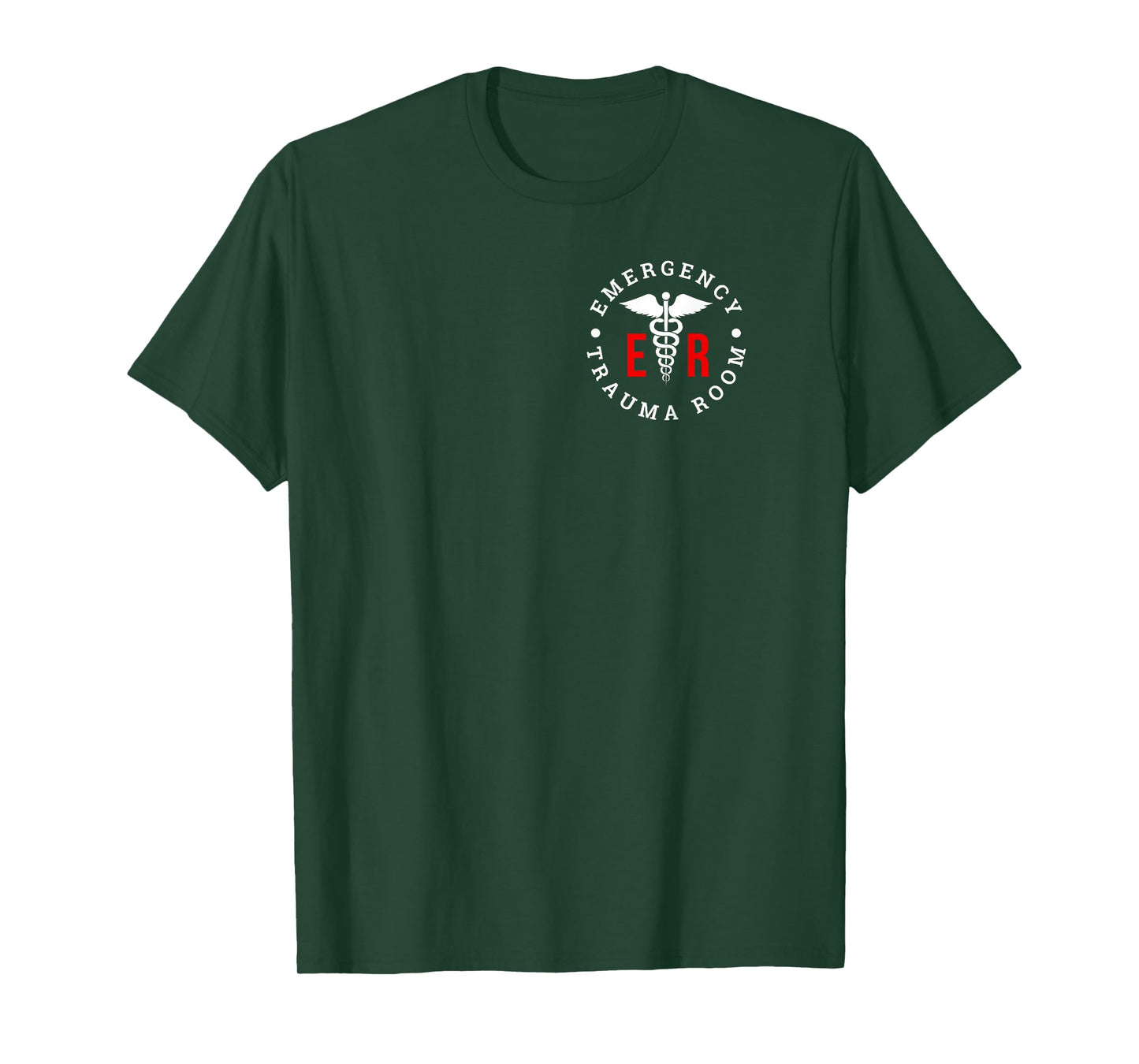 Emergency Department ER Trauma Front and Back Design T-Shirt