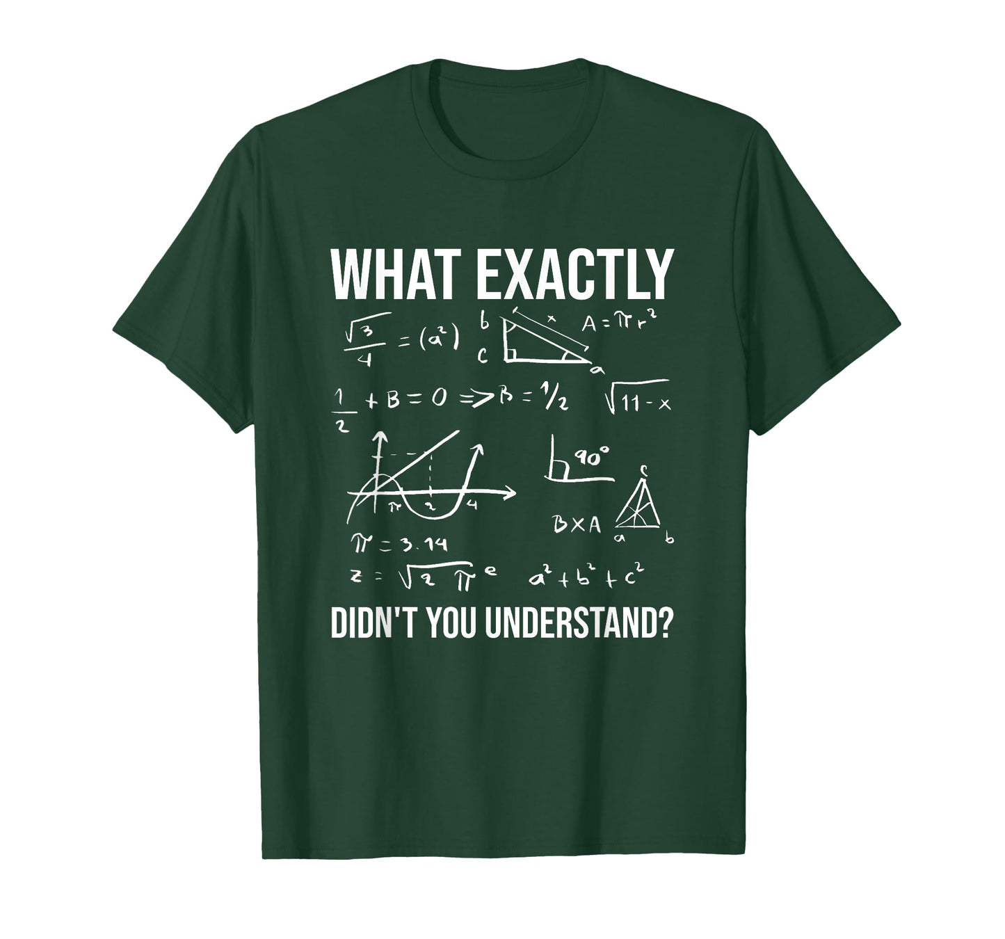 What exactly did you not understand? Funny math teacher? Men Women Kids T-Shirt