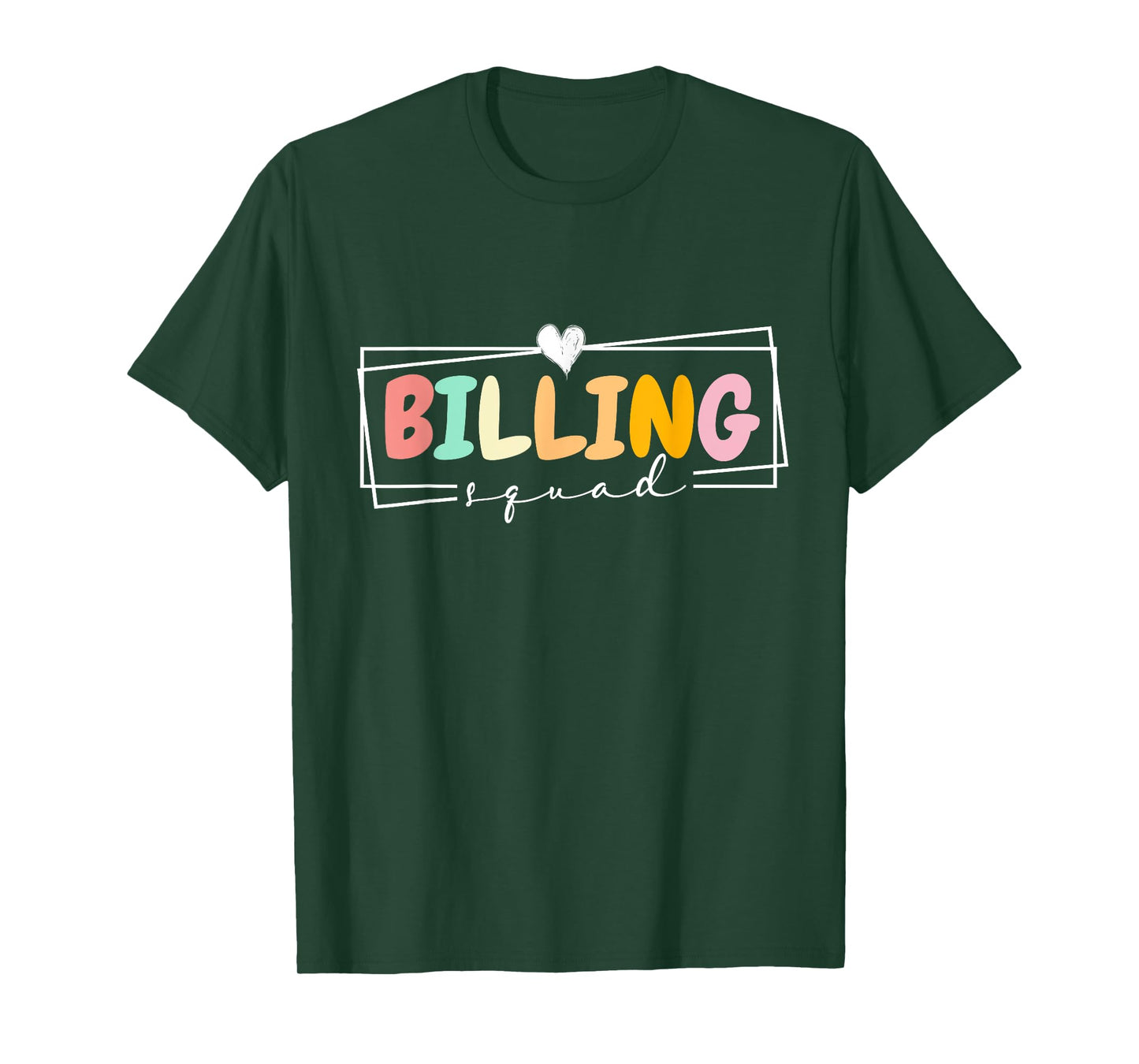 Billing Squad Medical Billing Specialist Clinical Coder Crew T-Shirt