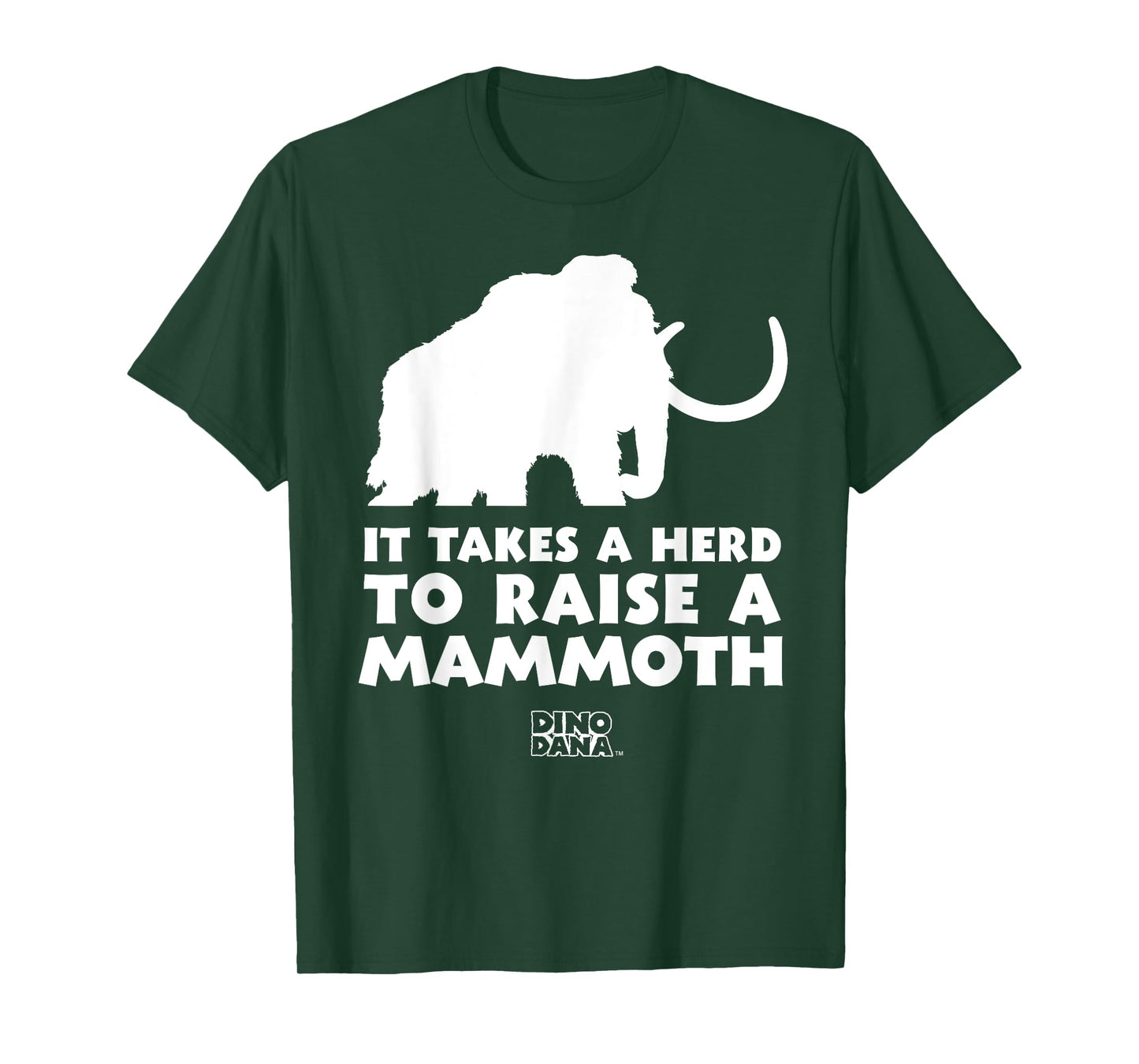Dino Dana: White Mammoth Shirt T-Shirt