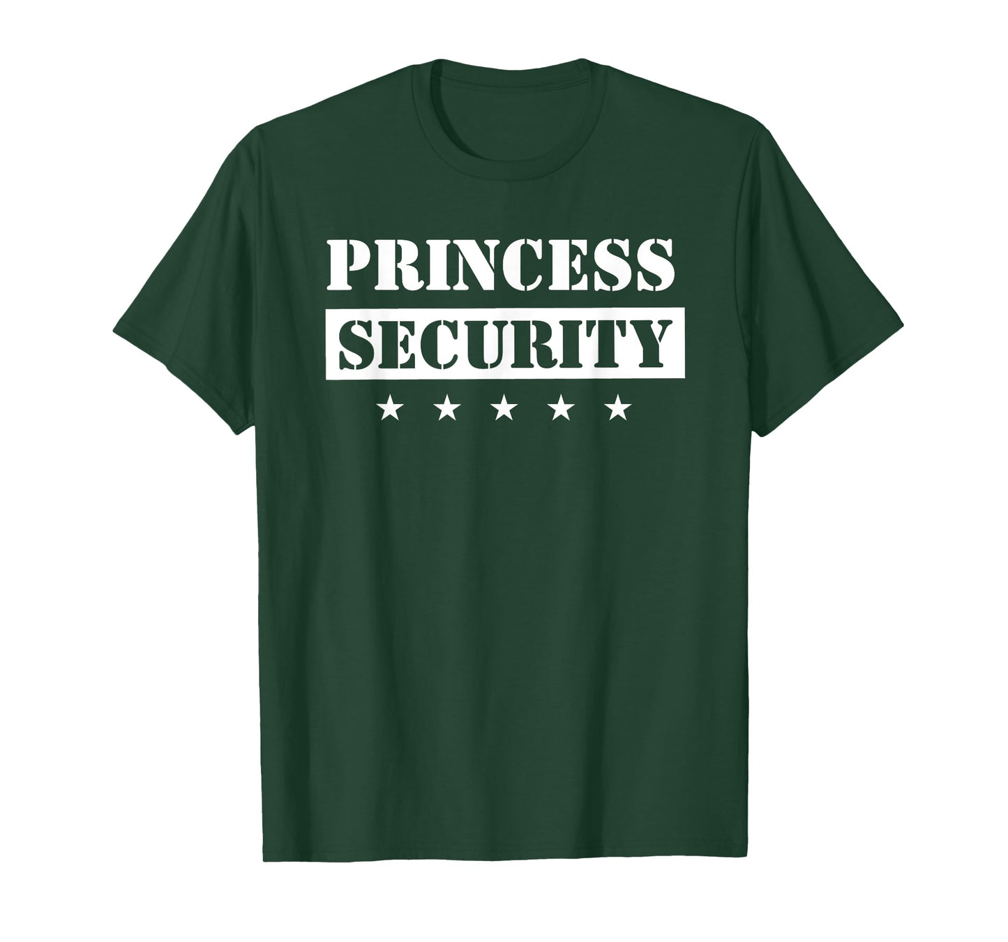 Princess Security Birthday Party Team Pregnancy Daughter T-Shirt