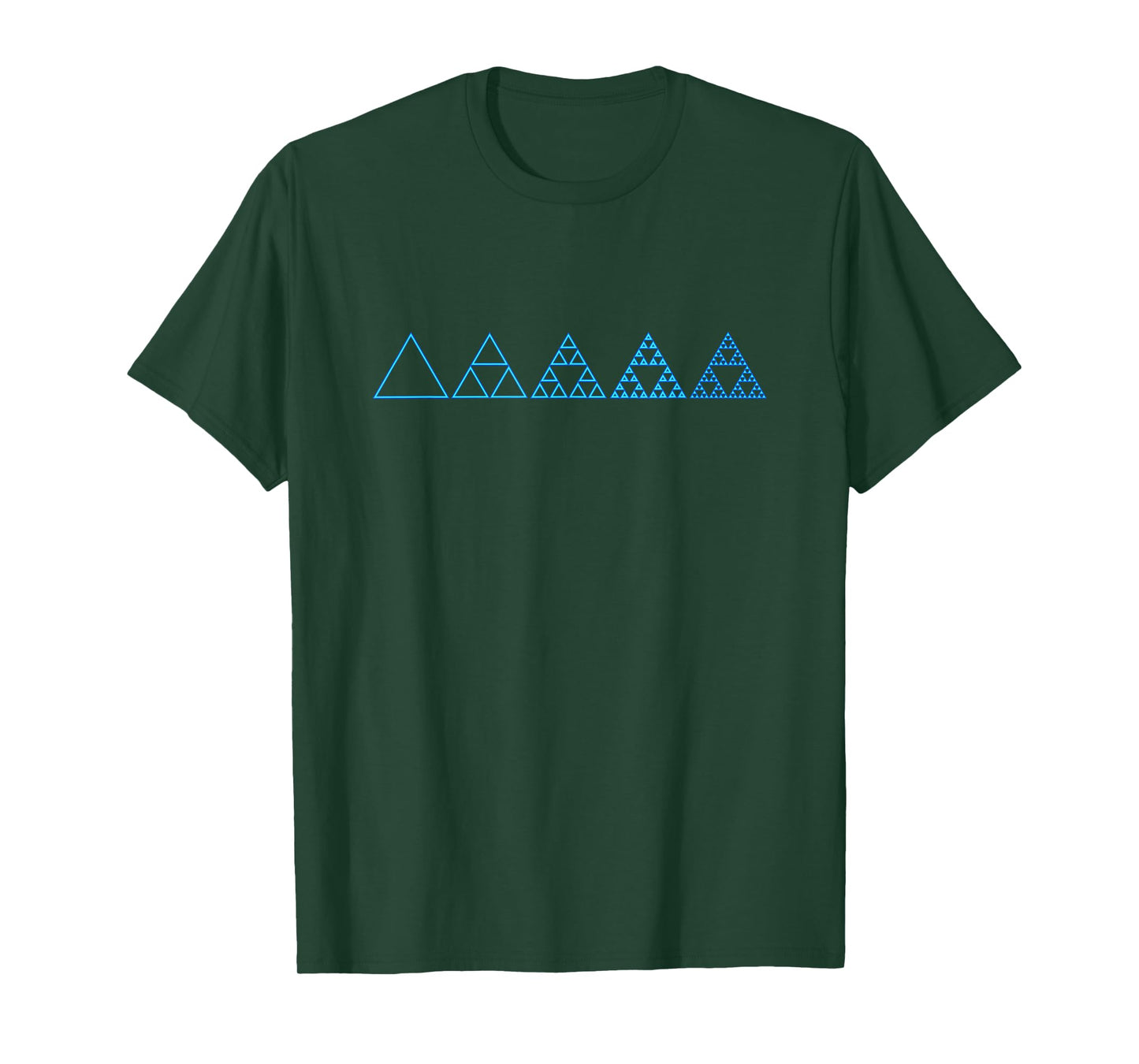 Sierpinski Triangle Fractal Geometry Math Math Matrix T-Shirt