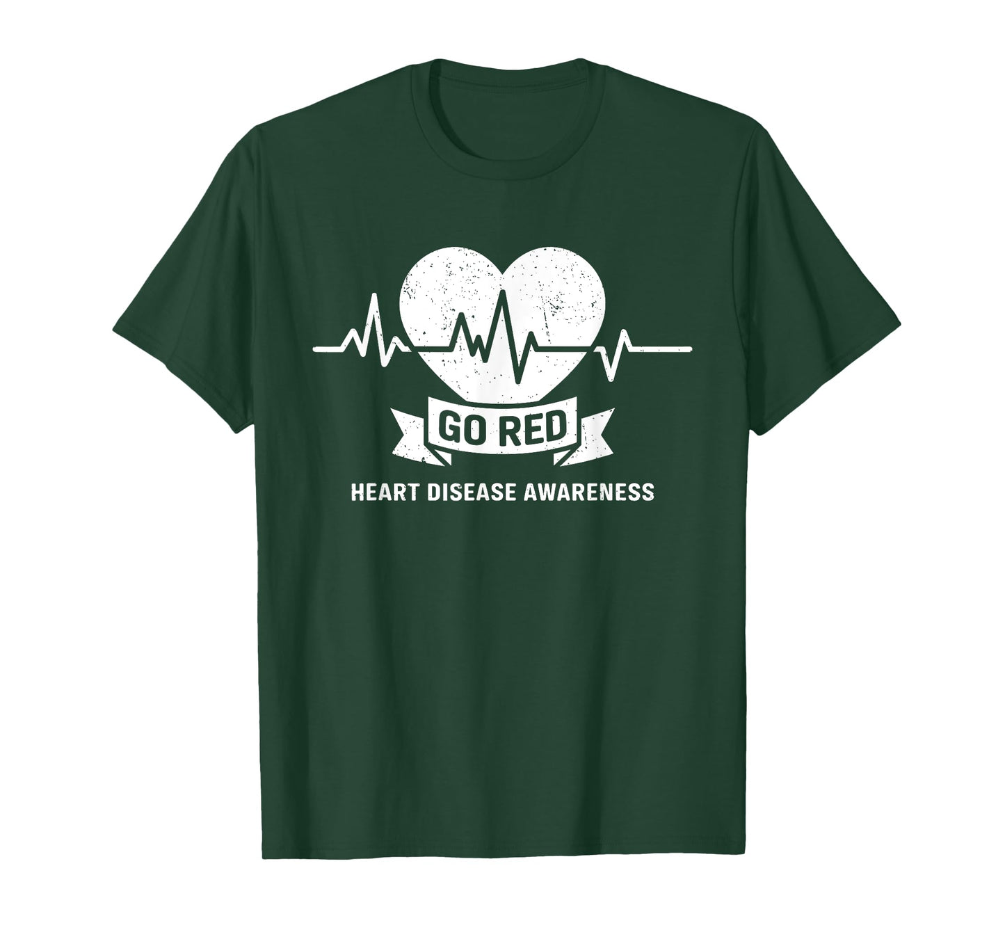 Go Red For Women American CHD Heart Disease Month Awareness T-Shirt