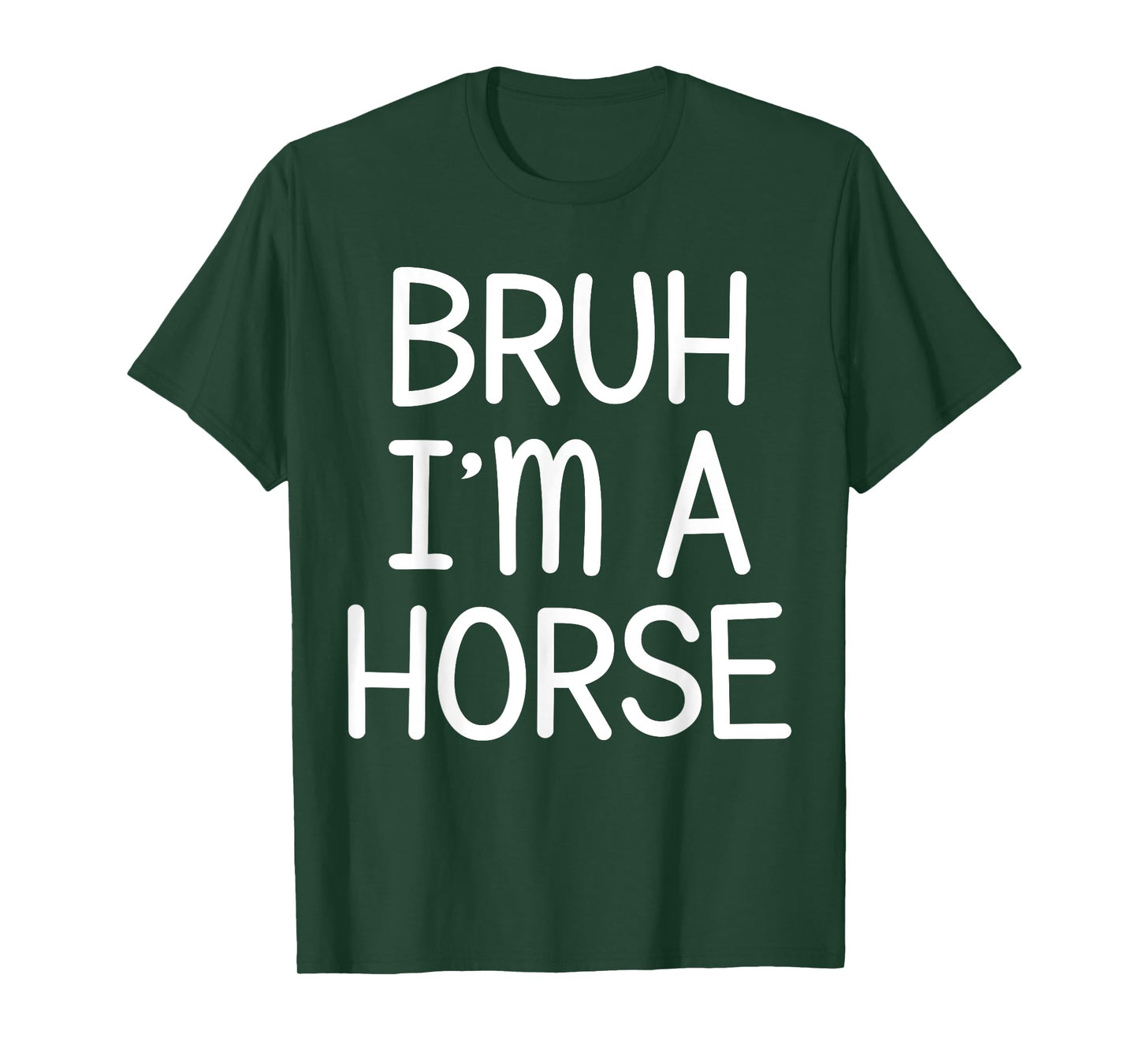 Pretend I'm A Horse Funny Lazy Halloween Costume Party T-Shirt