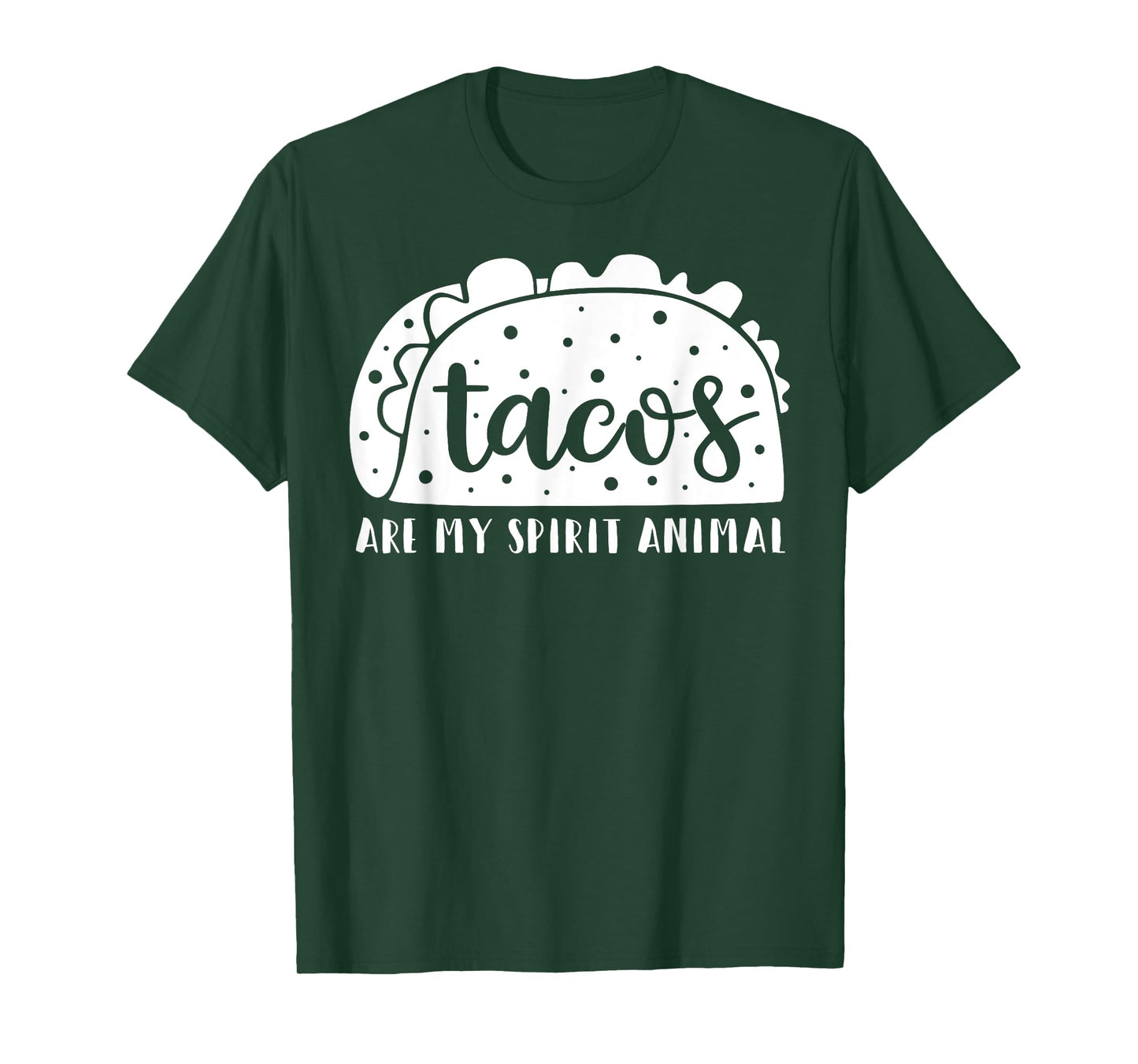 Tacos Are My Spirit Animal Funny Taco Lover Gift T-Shirt
