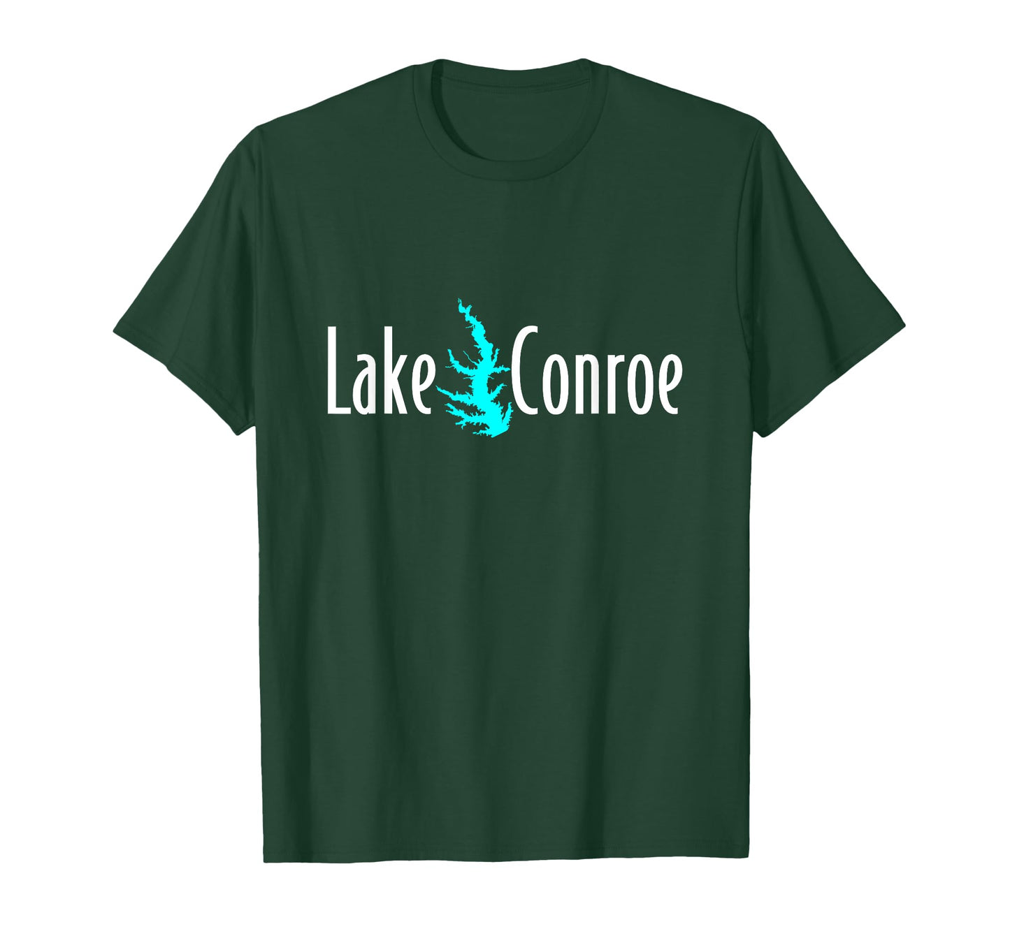 Minimalist Lake Conroe - Texas T-Shirt
