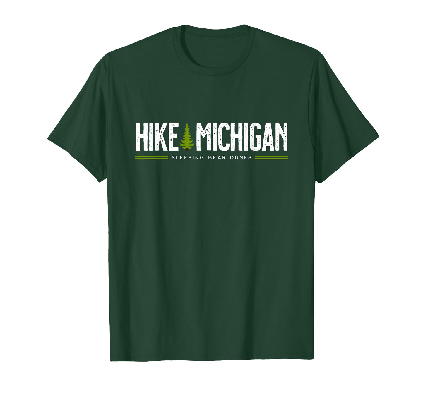 Michigan Sleeping Bear Dunes Hike Tree Retro Graphic T-Shirt