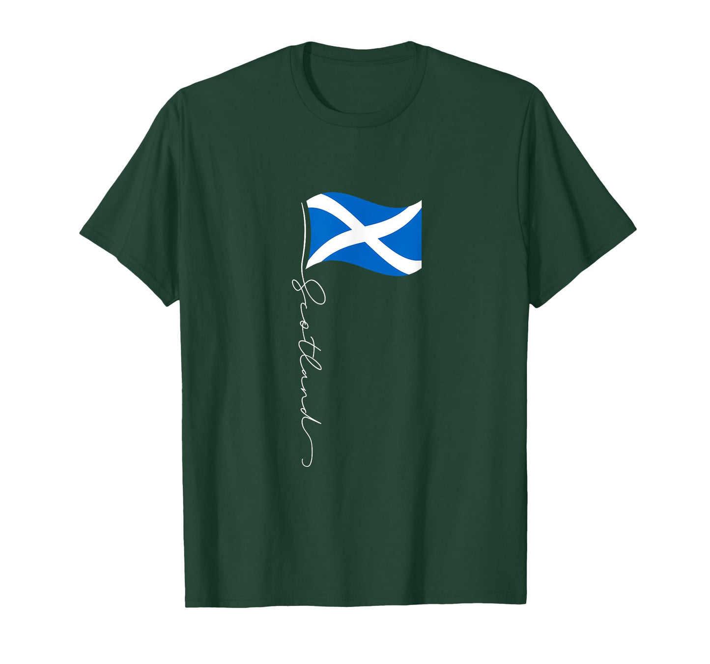 Scotland Signature Flag Pole - Patriotic Scottish Flag T-Shirt