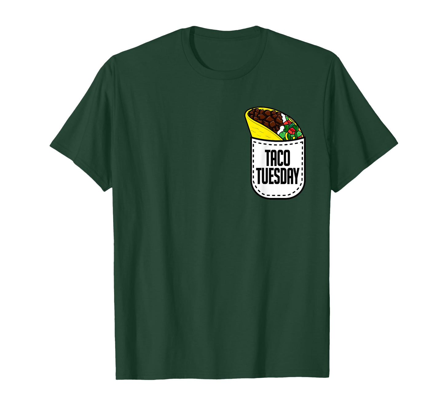 Taco Tuesday T-Shirt - Mexican Food Pocket Taco Tee Shirt T-Shirt
